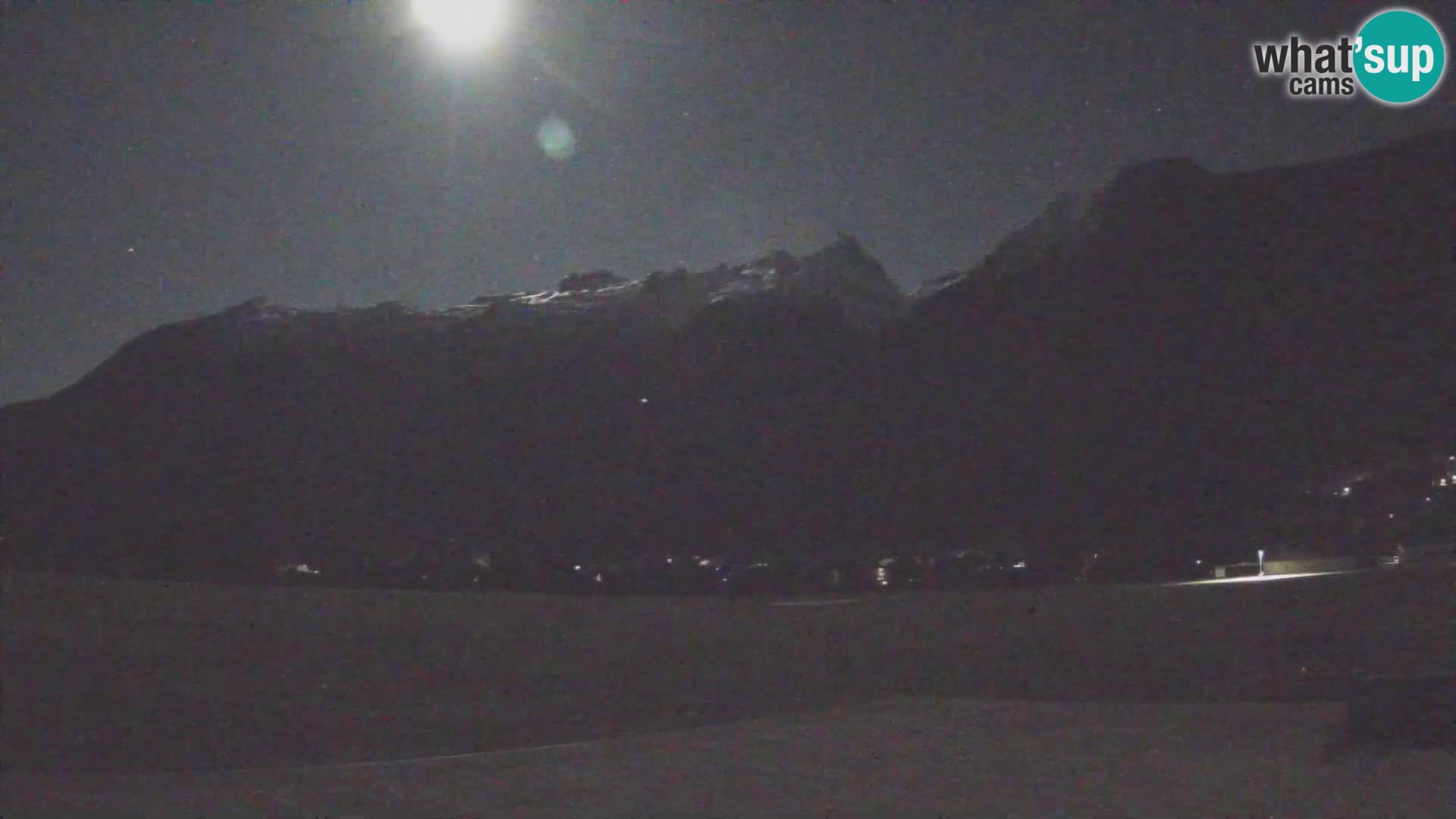 Live webcam Bovec airport – View to Kanin