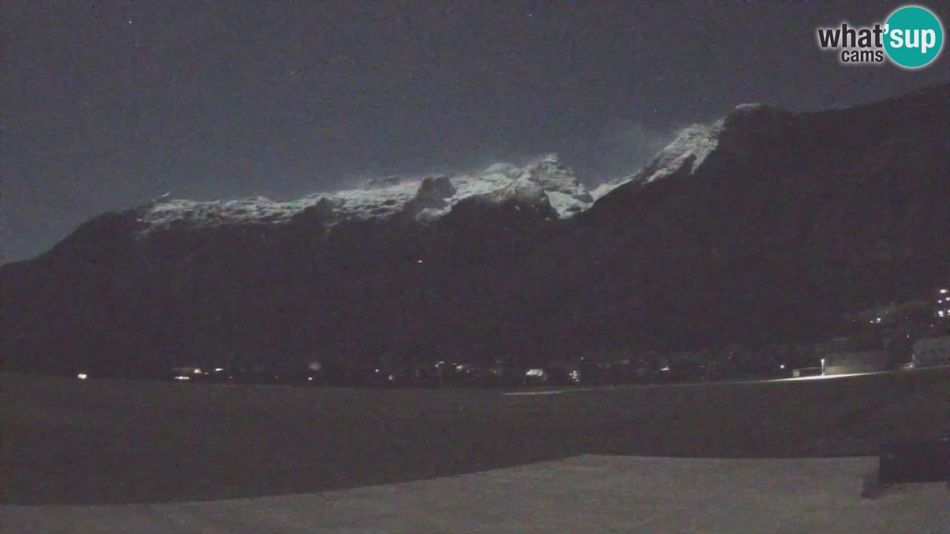 Live webcam Bovec airport – View to Kanin