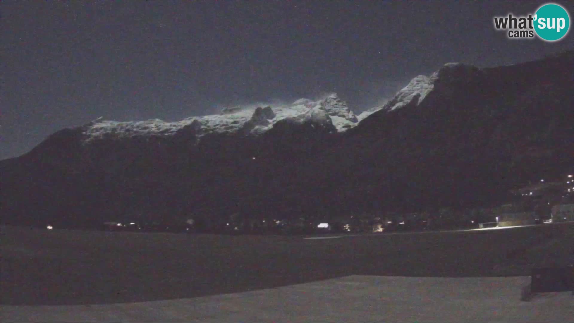 Live webcam Bovec airport – View to Kanin