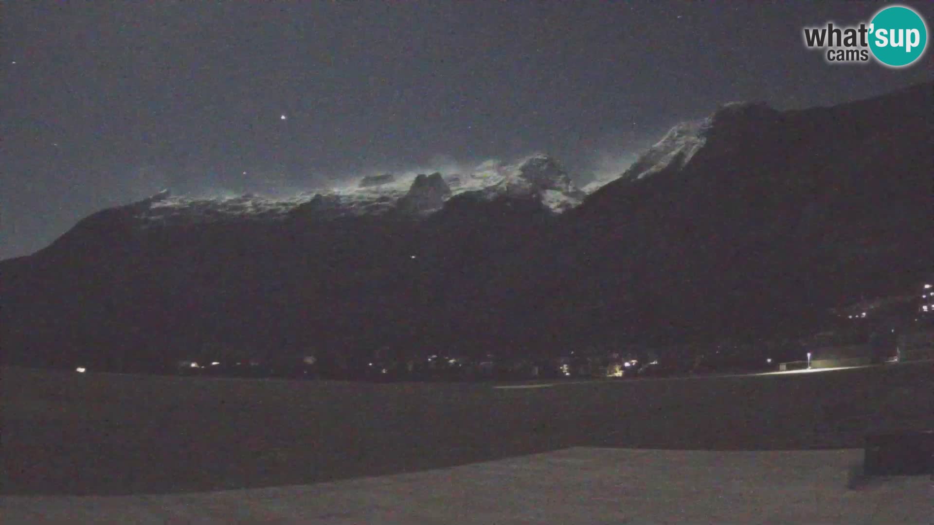 Live webcam Bovec airport – View to Kanin