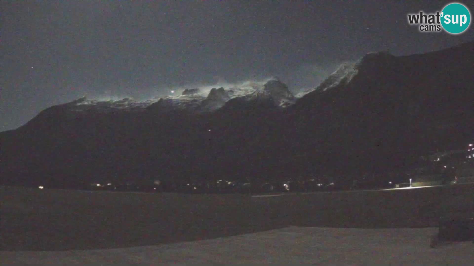 Live webcam Bovec airport – View to Kanin