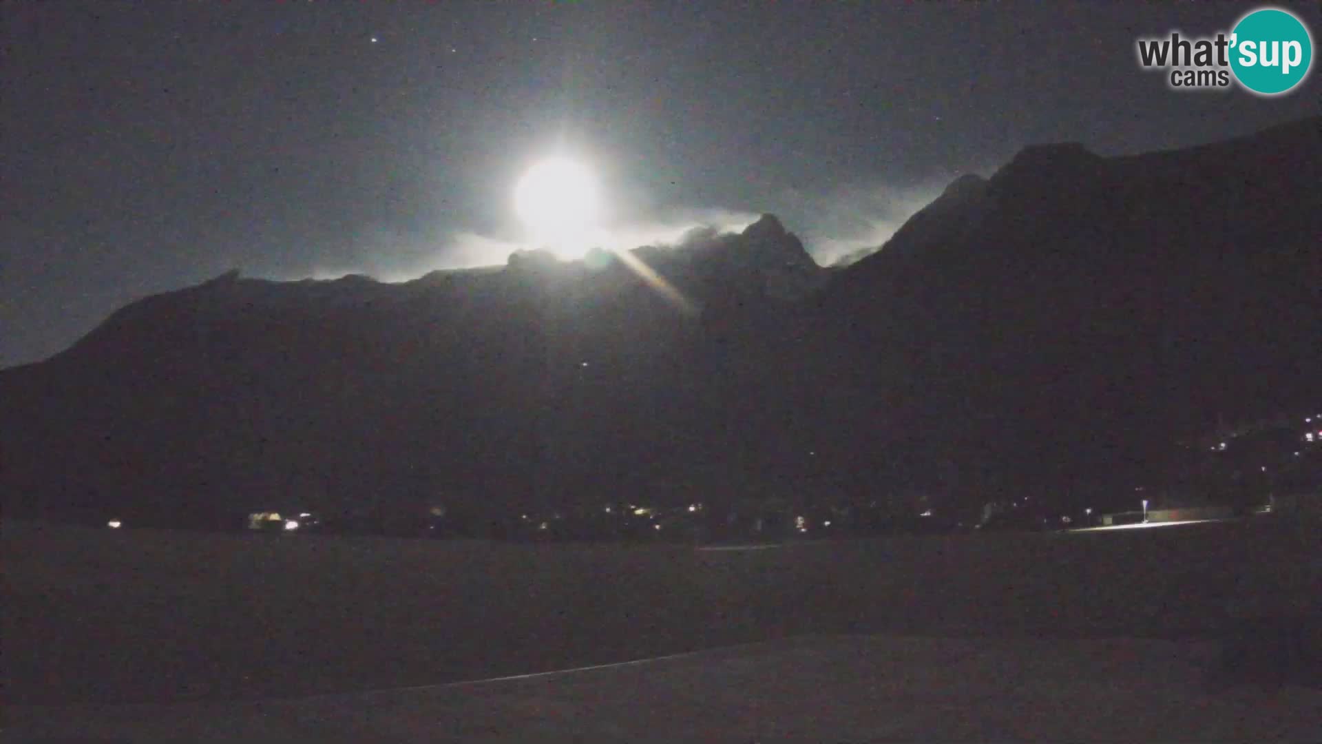 Live webcam Bovec airport – View to Kanin