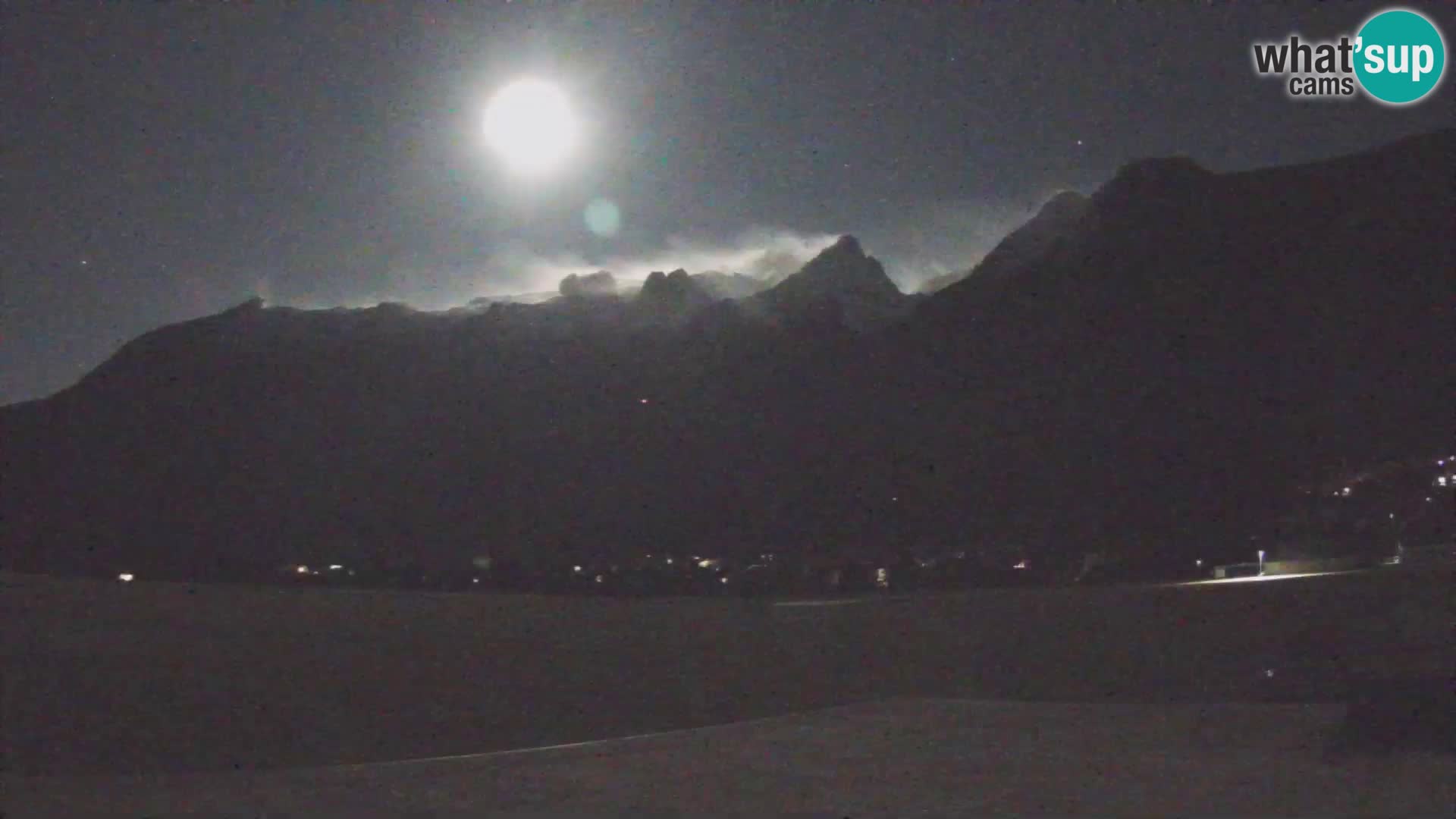 Live webcam Bovec airport – View to Kanin