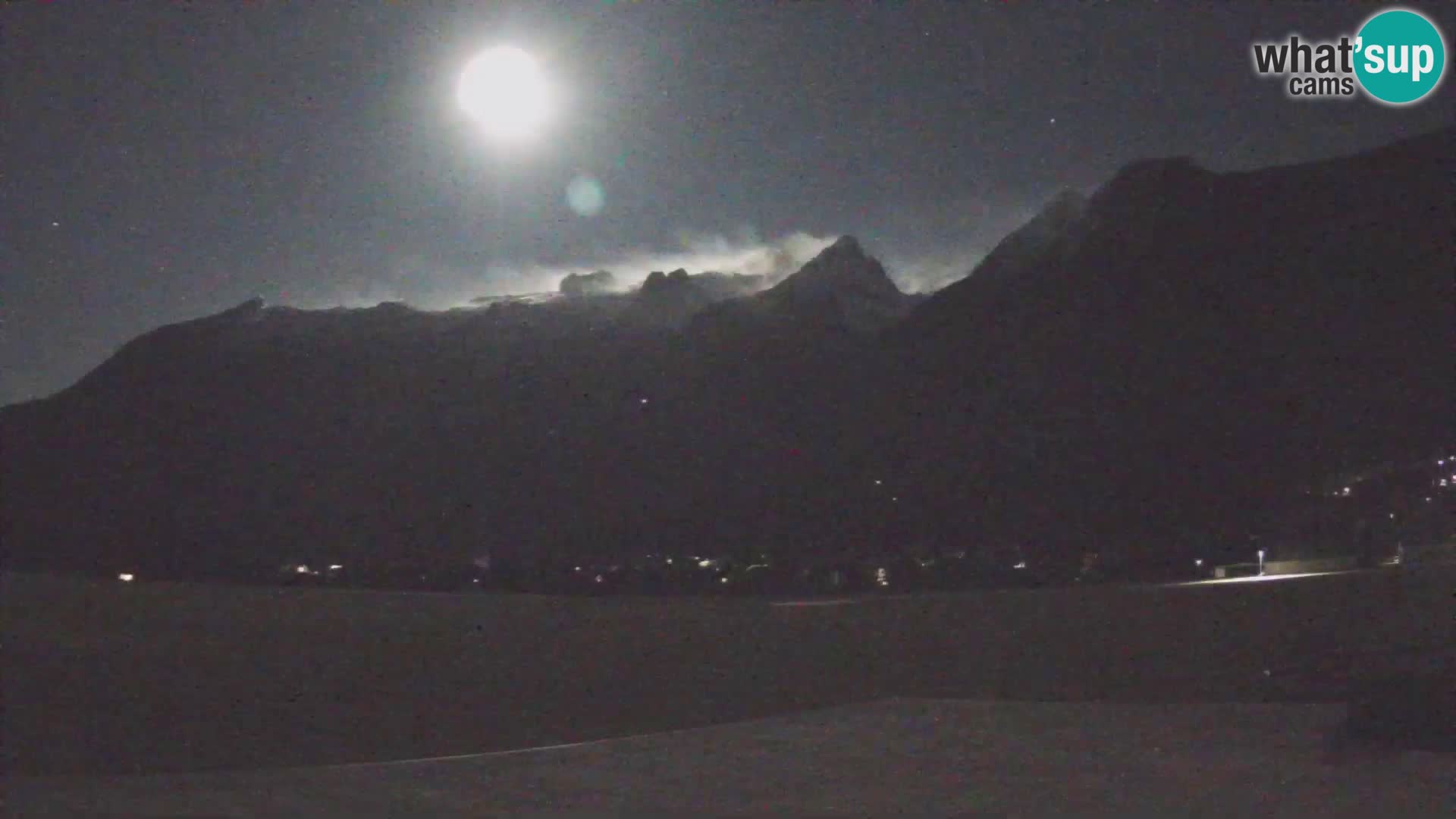 Live webcam Bovec airport – View to Kanin