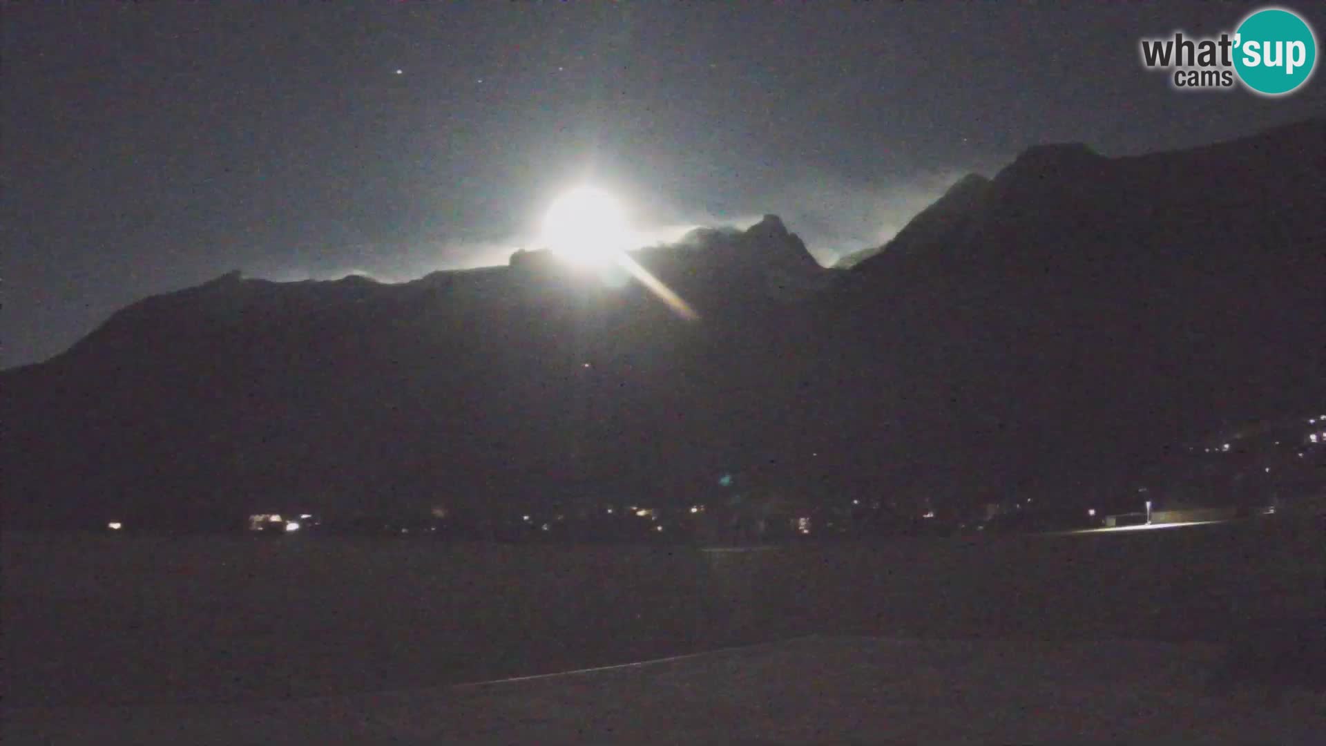 Live webcam Bovec airport – View to Kanin