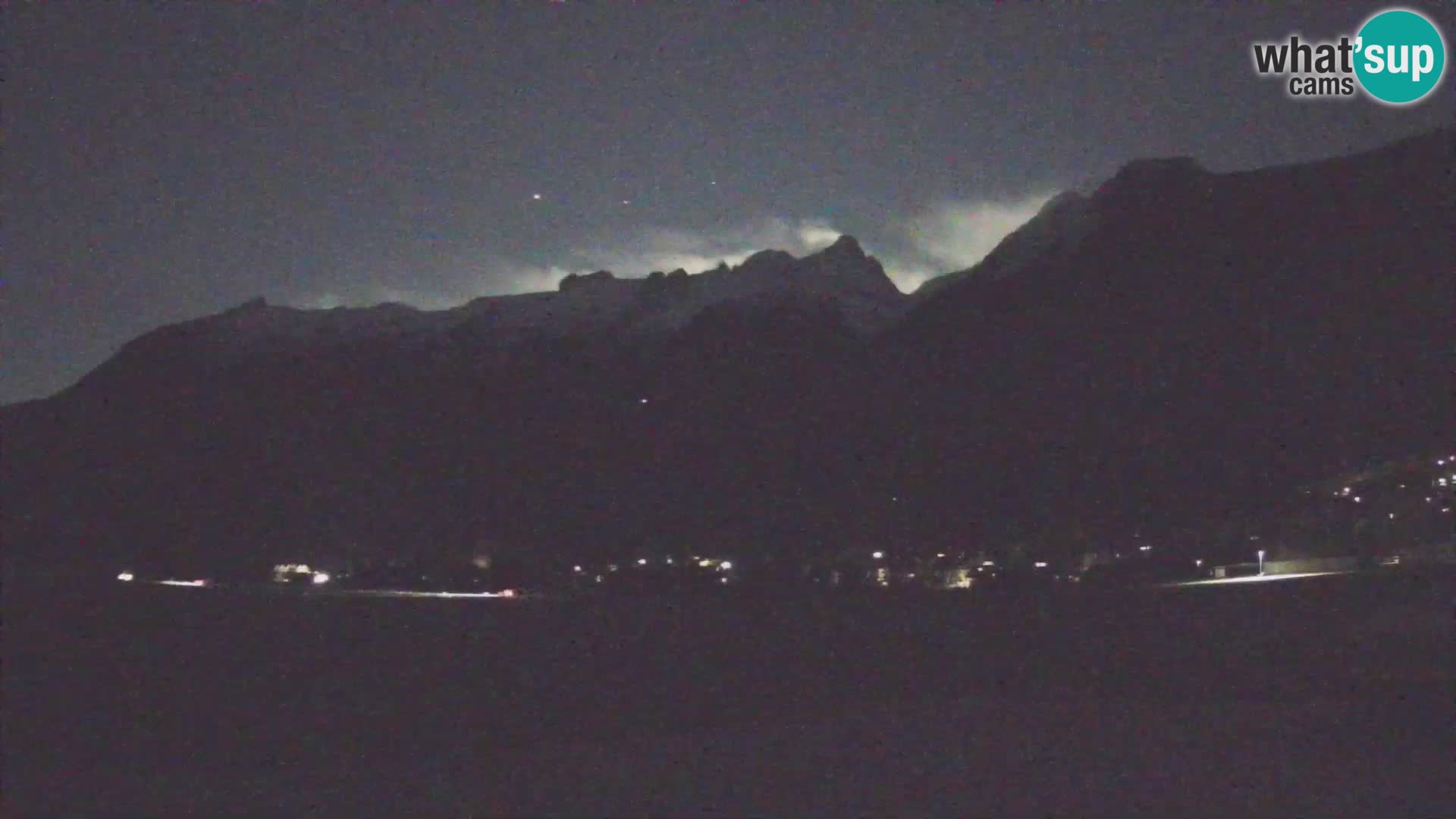 Live webcam Bovec airport – View to Kanin