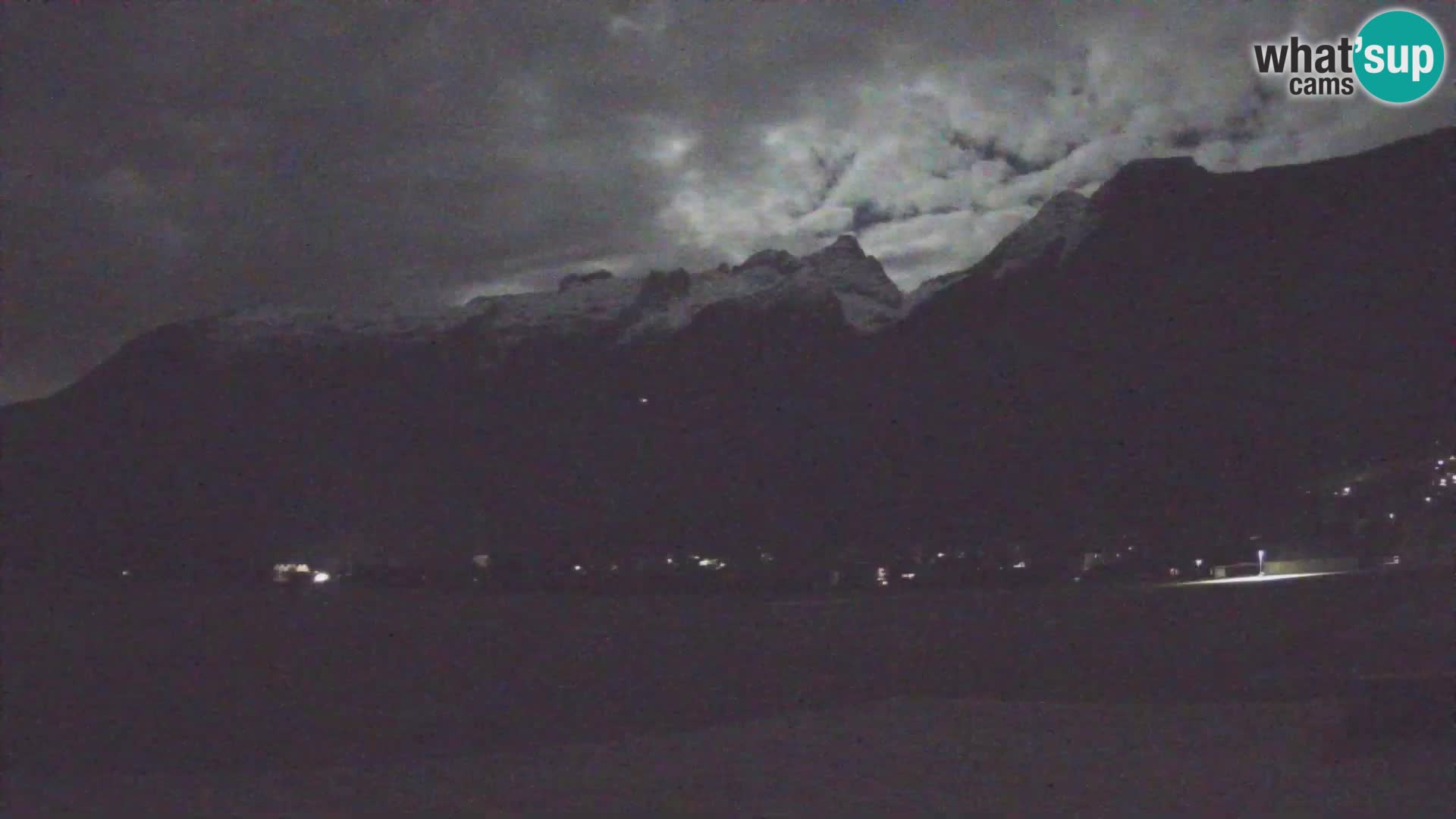 Live webcam Bovec airport – View to Kanin