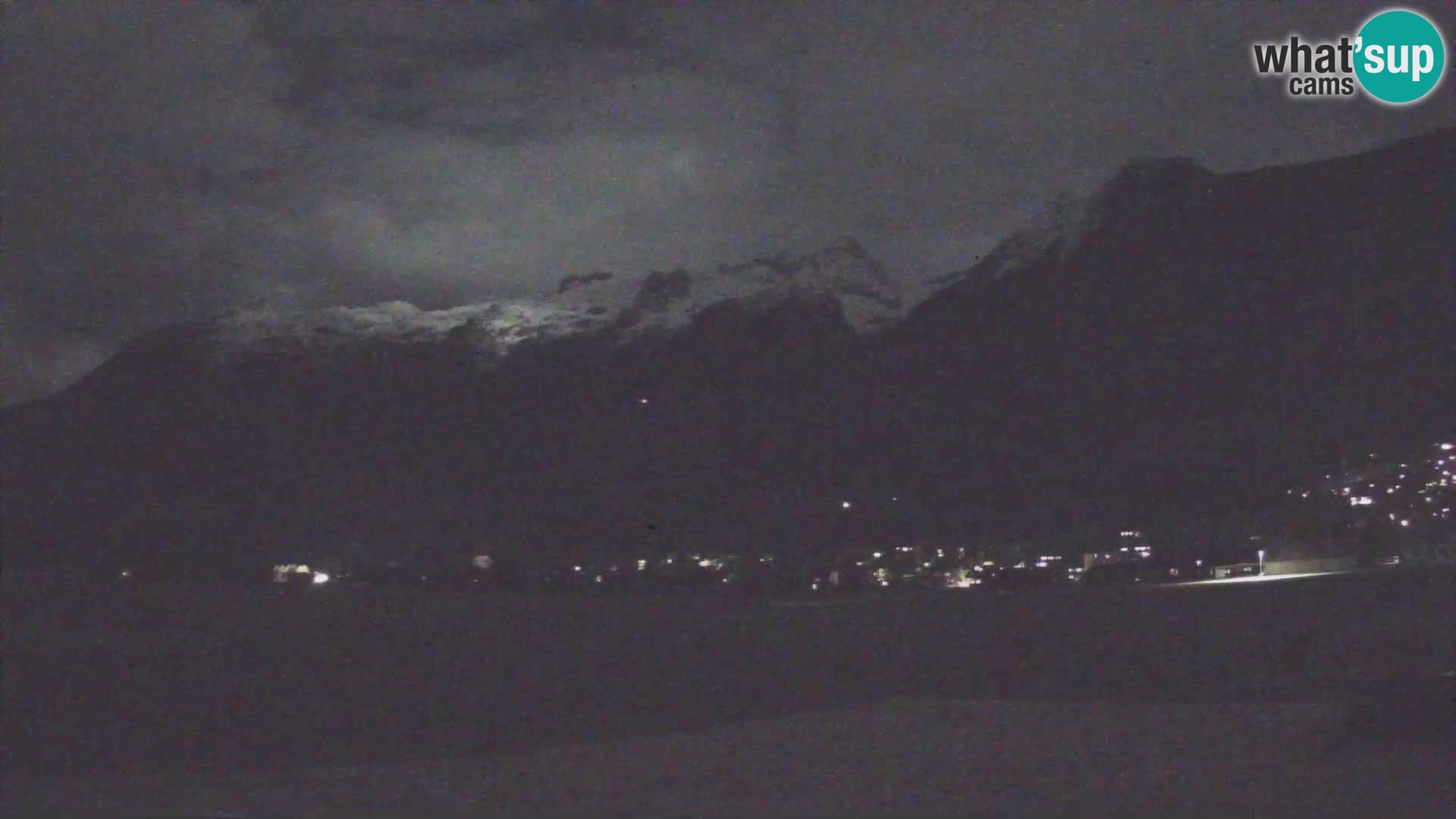 Live webcam Bovec airport – View to Kanin