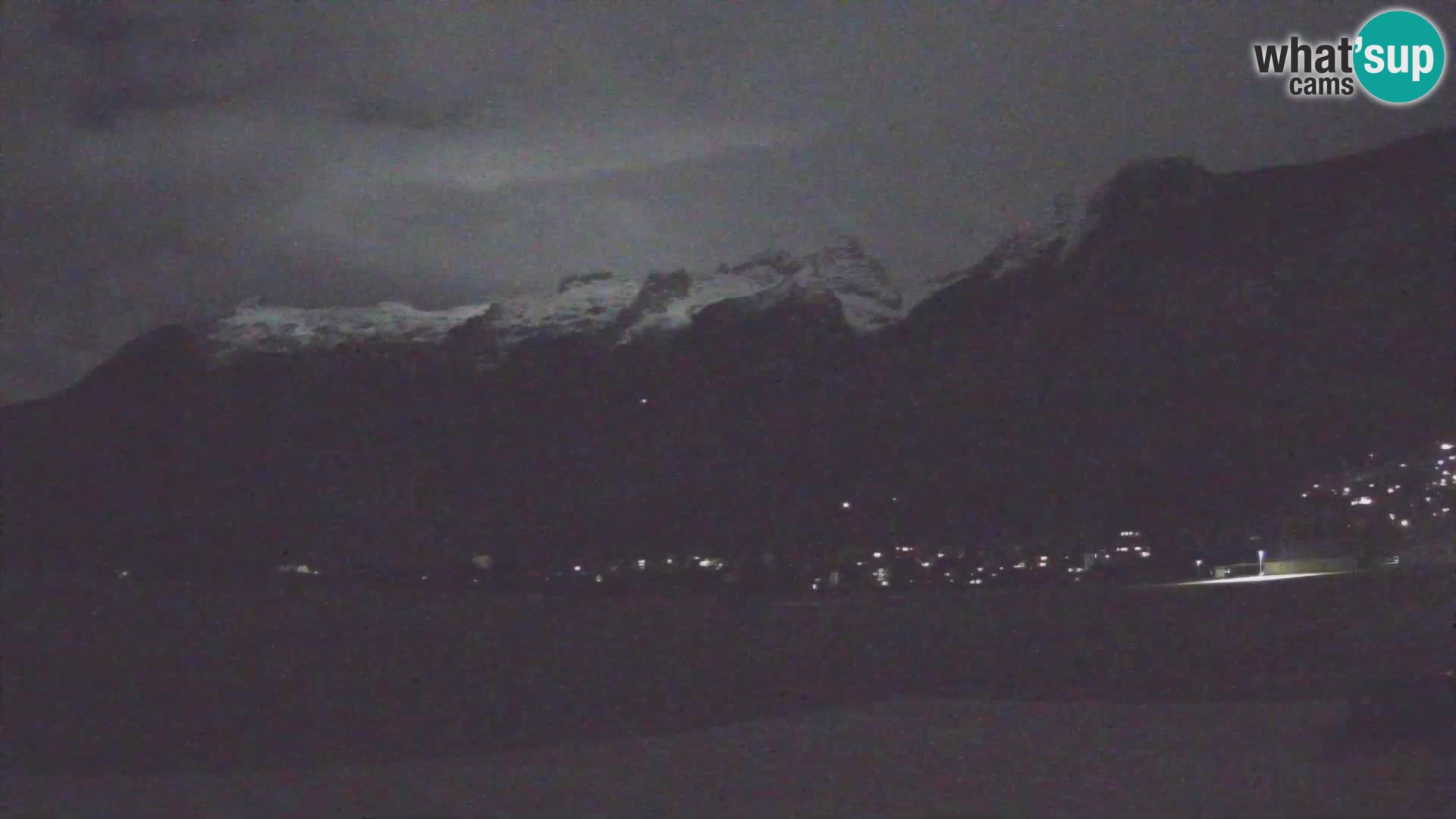 Live webcam Bovec airport – View to Kanin