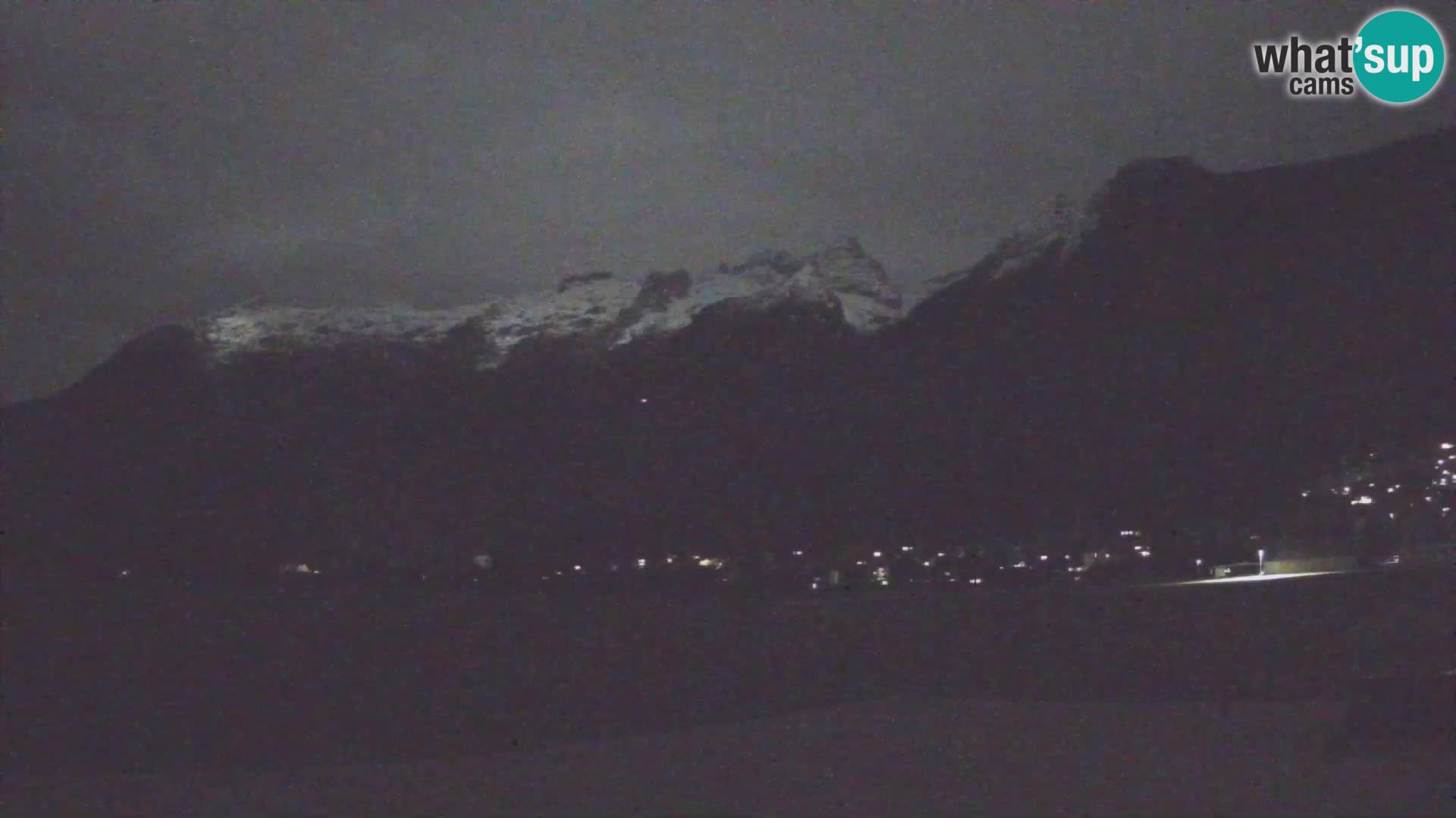 Live webcam Bovec airport – View to Kanin