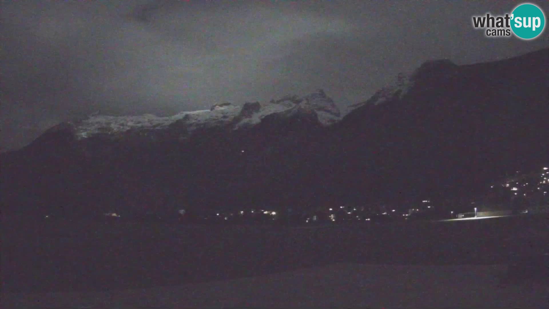 Live webcam Bovec airport – View to Kanin