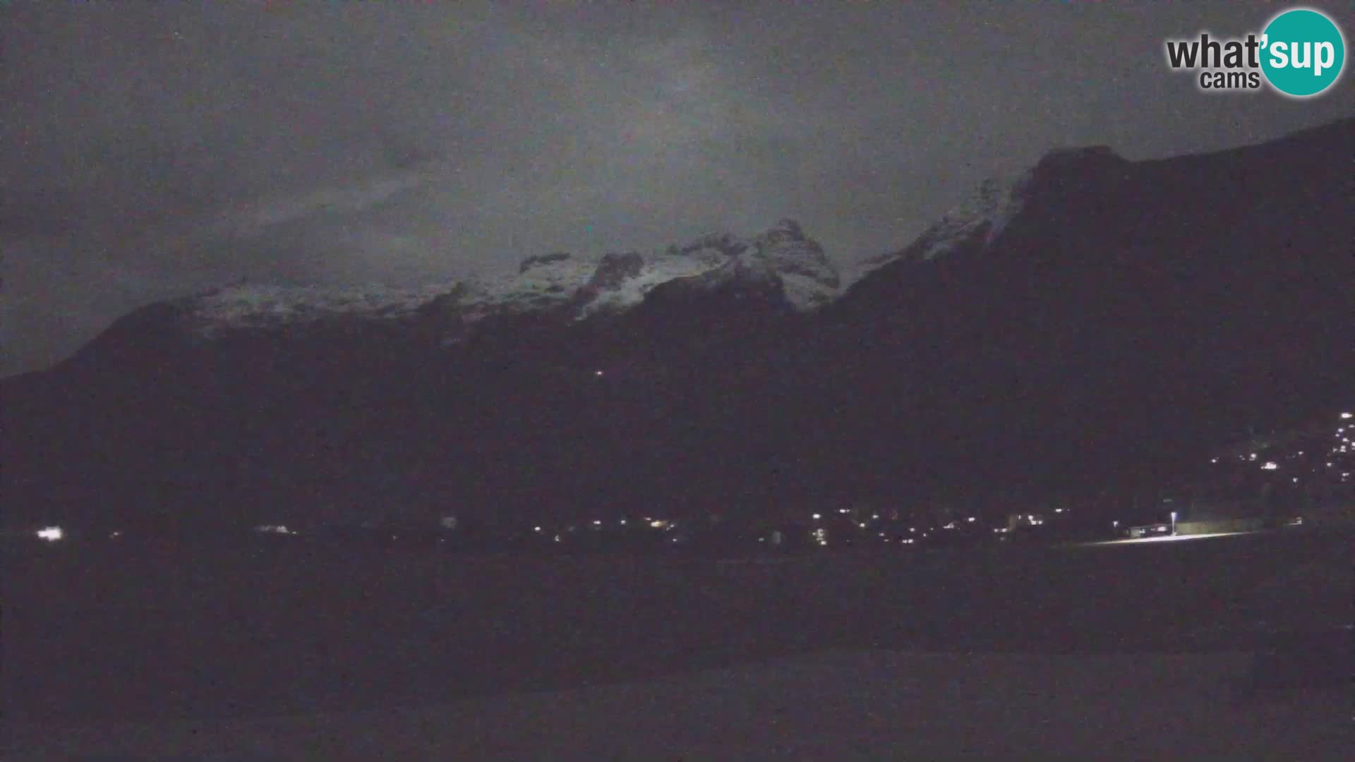 Live webcam Bovec airport – View to Kanin