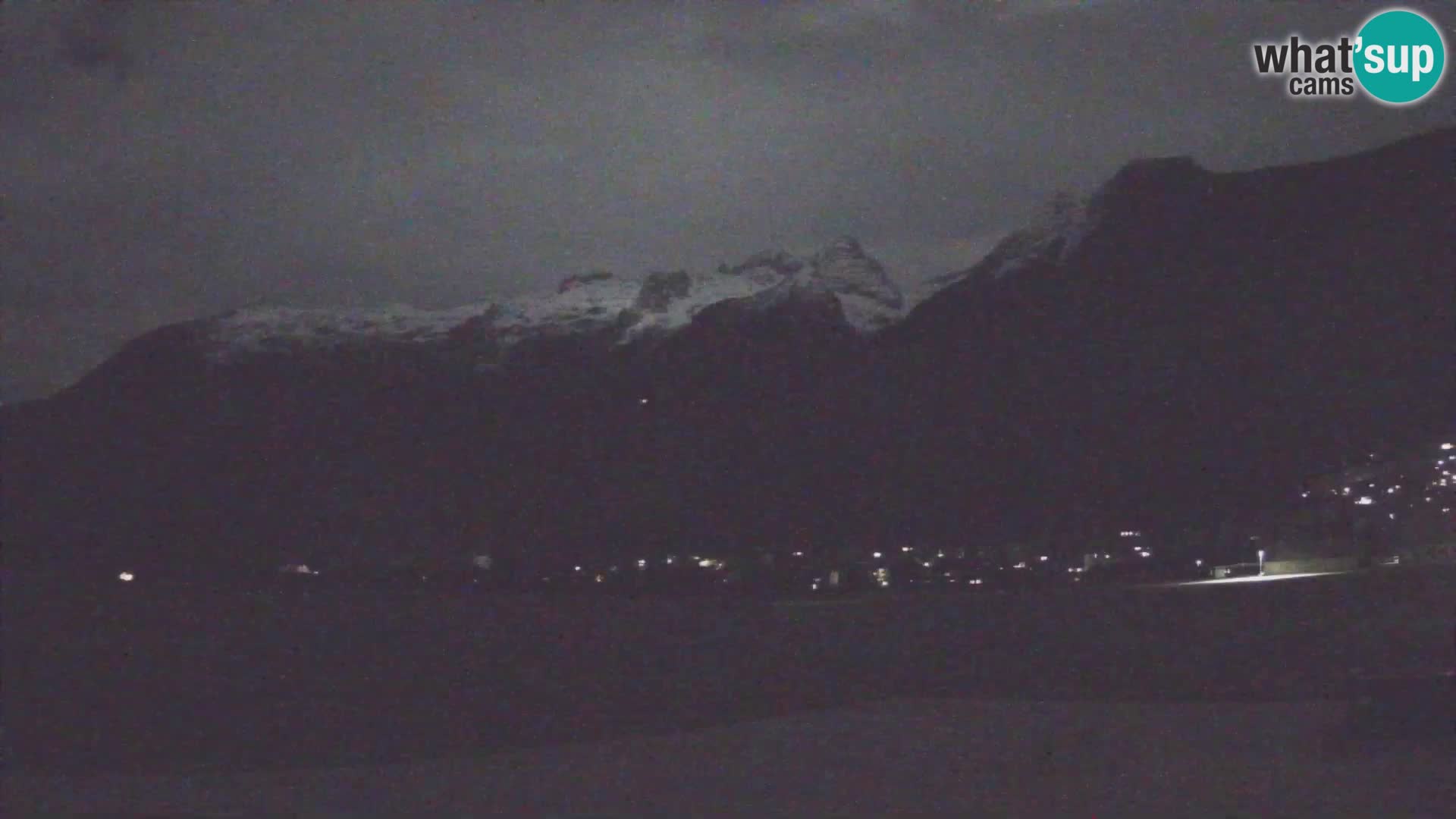 Live webcam Bovec airport – View to Kanin