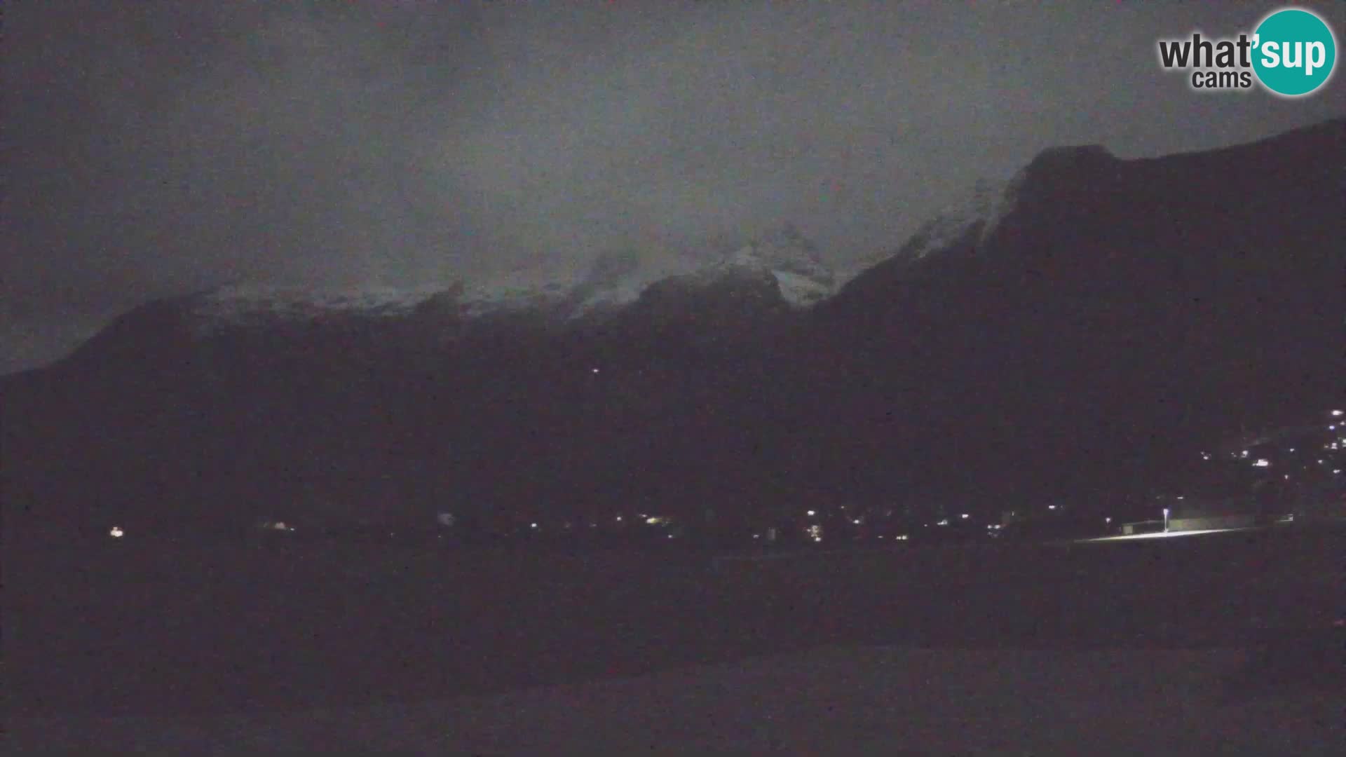 Live webcam Bovec airport – View to Kanin