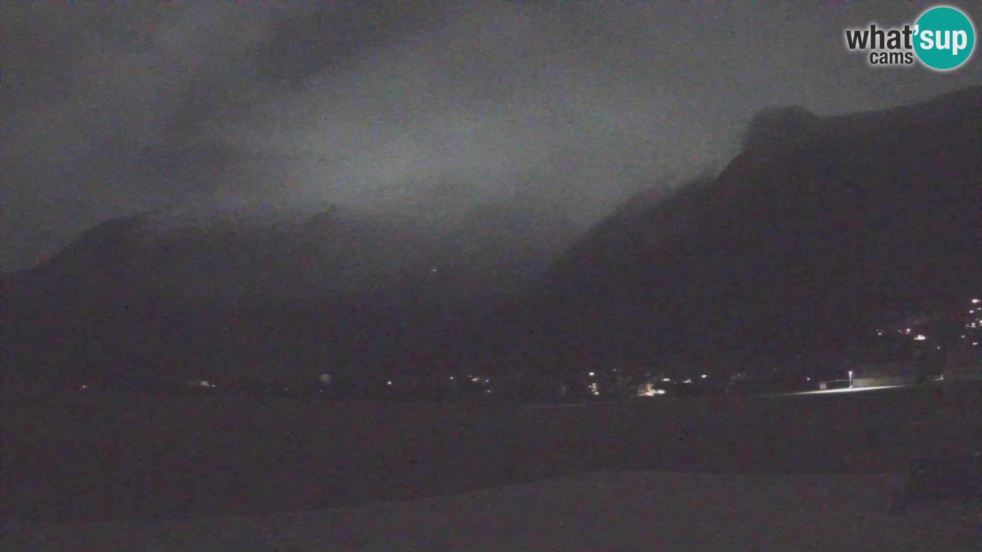 Live webcam Bovec airport – View to Kanin