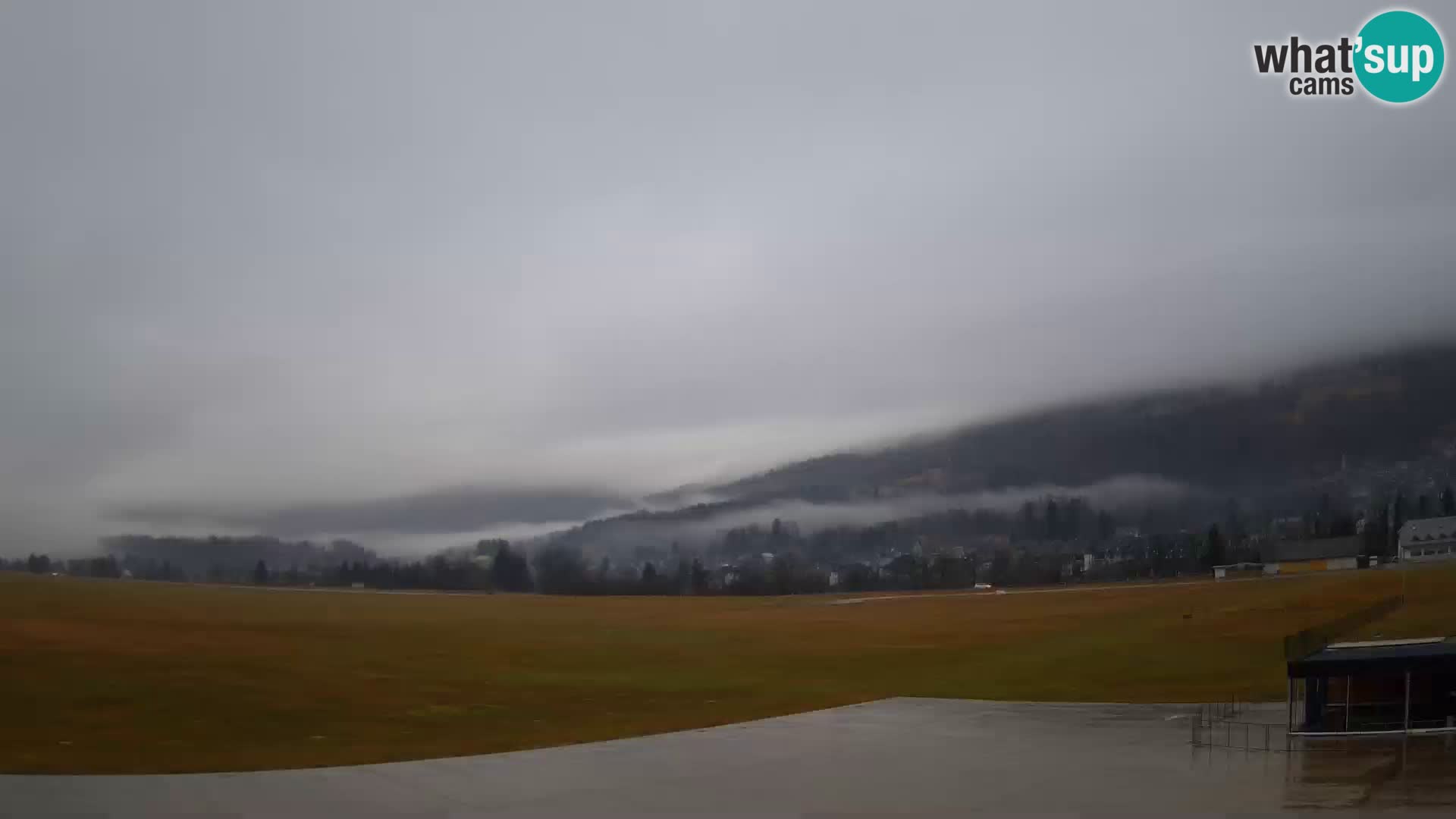 Cámara web en vivo Aeropuerto de Bovec – Vista a Kanin