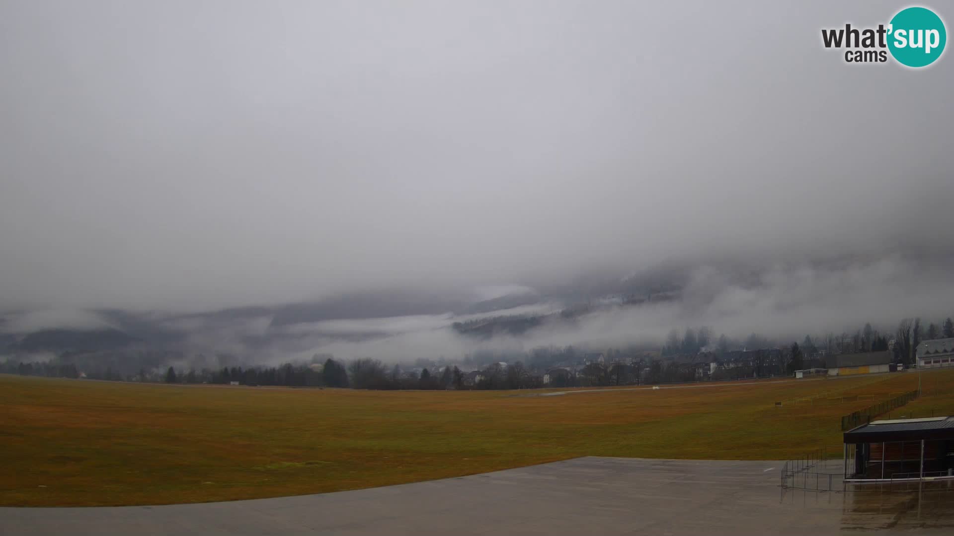 Webcam en direct Aéroport de Bovec – Vue sur Kanin