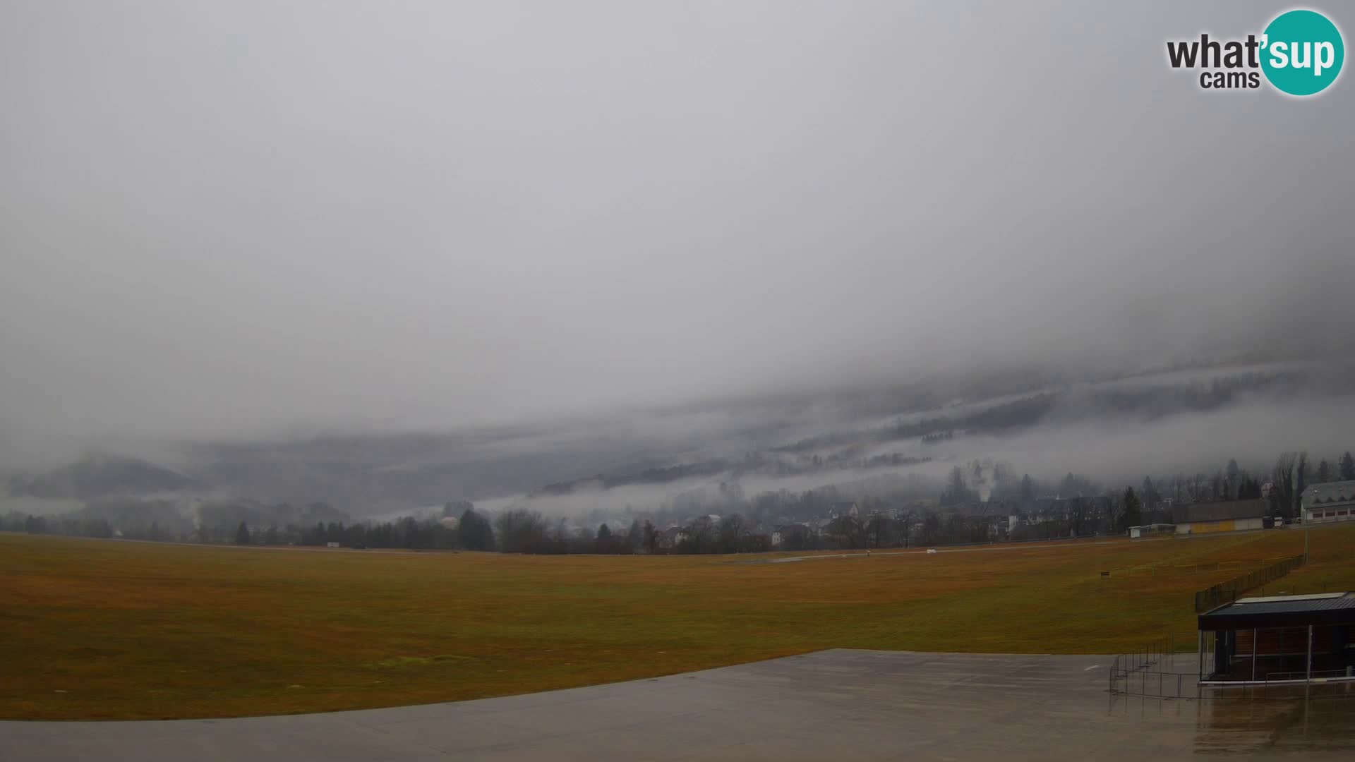 Cámara web en vivo Aeropuerto de Bovec – Vista a Kanin