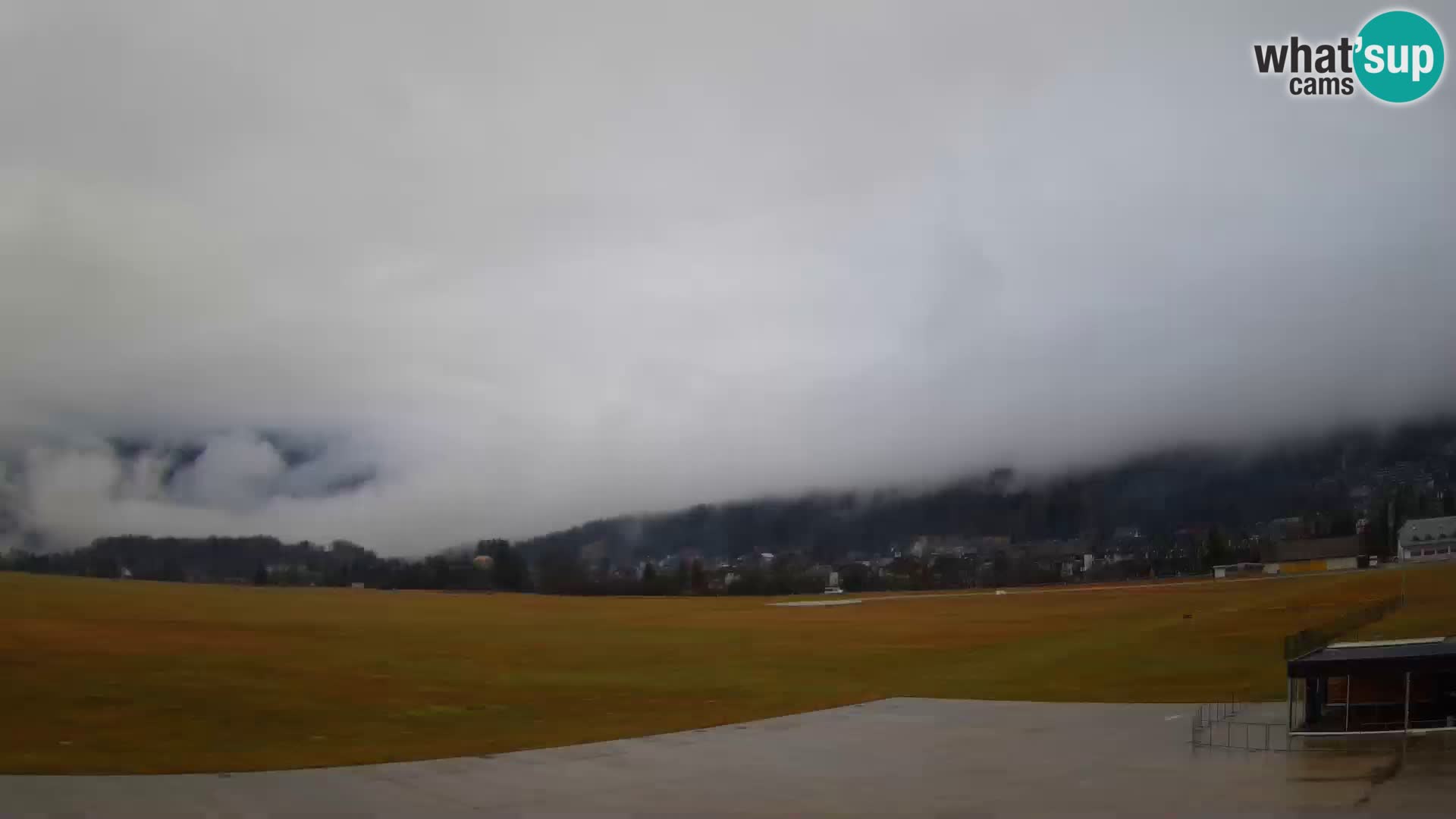 Cámara web en vivo Aeropuerto de Bovec – Vista a Kanin