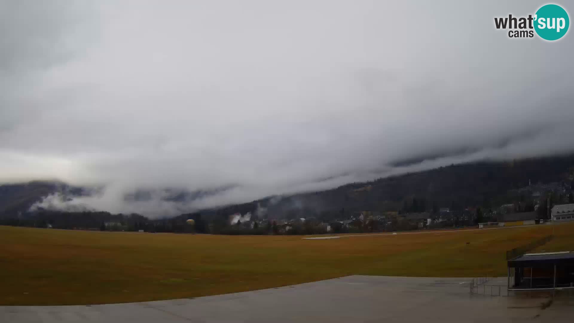 Live webcam Bovec airport – View to Kanin