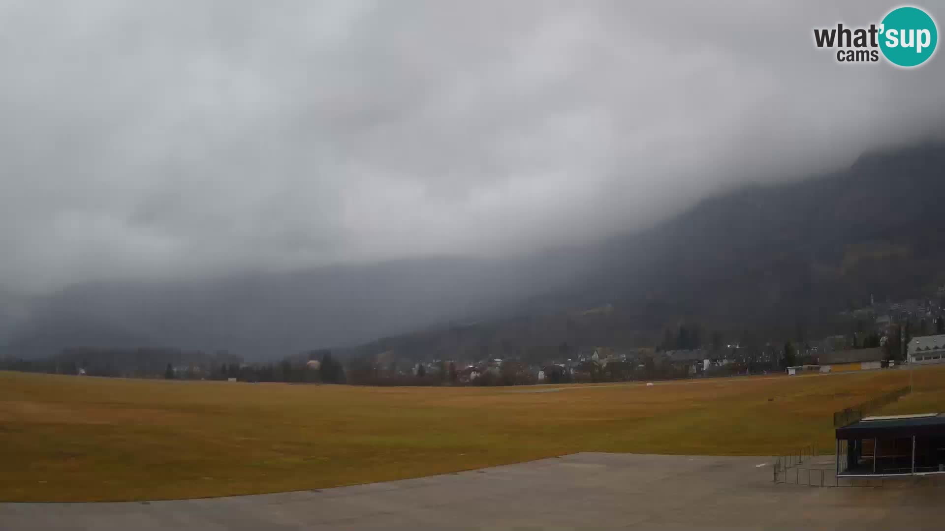 Live webcam Bovec airport – View to Kanin