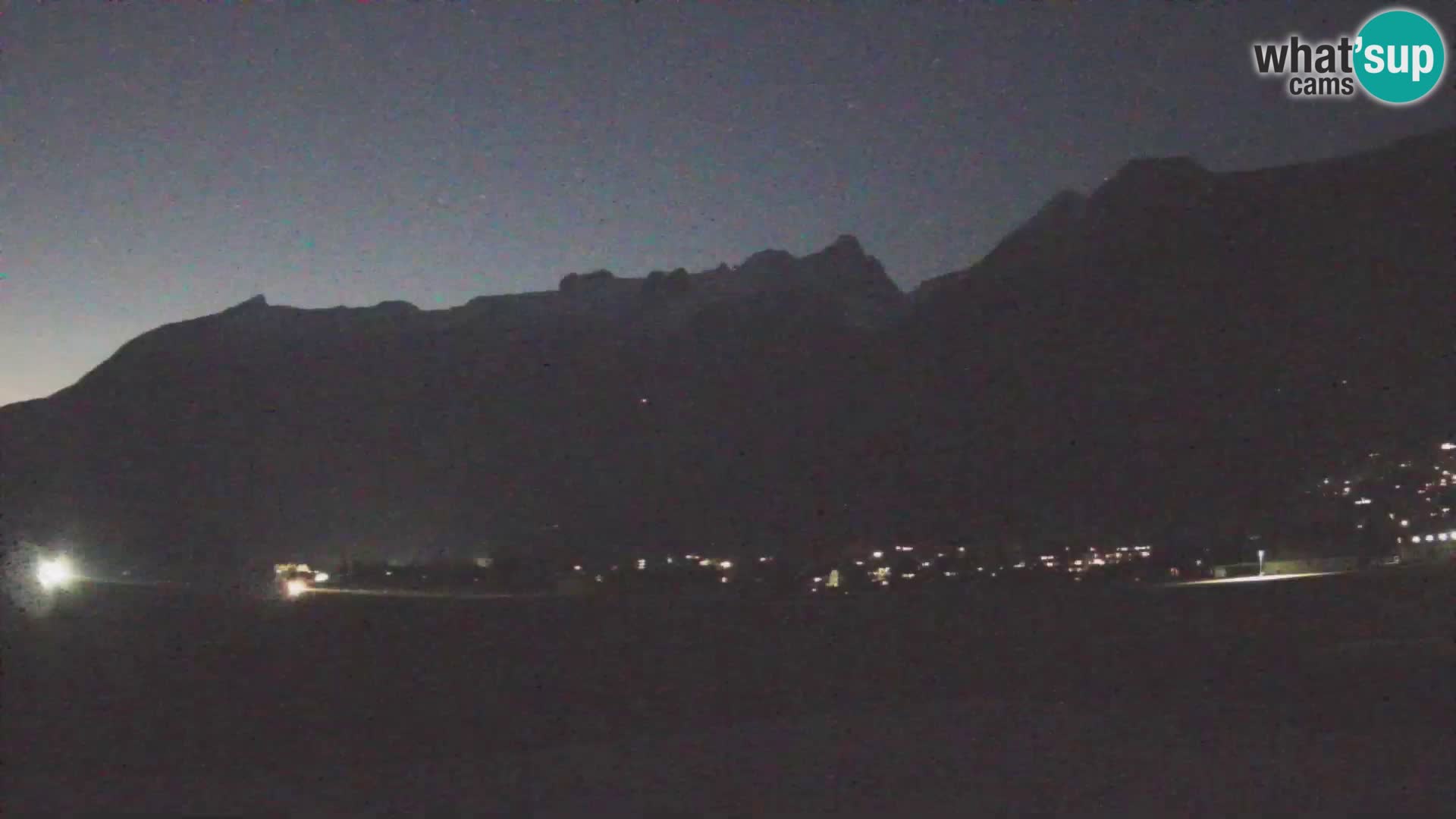 Live webcam Bovec airport – View to Kanin