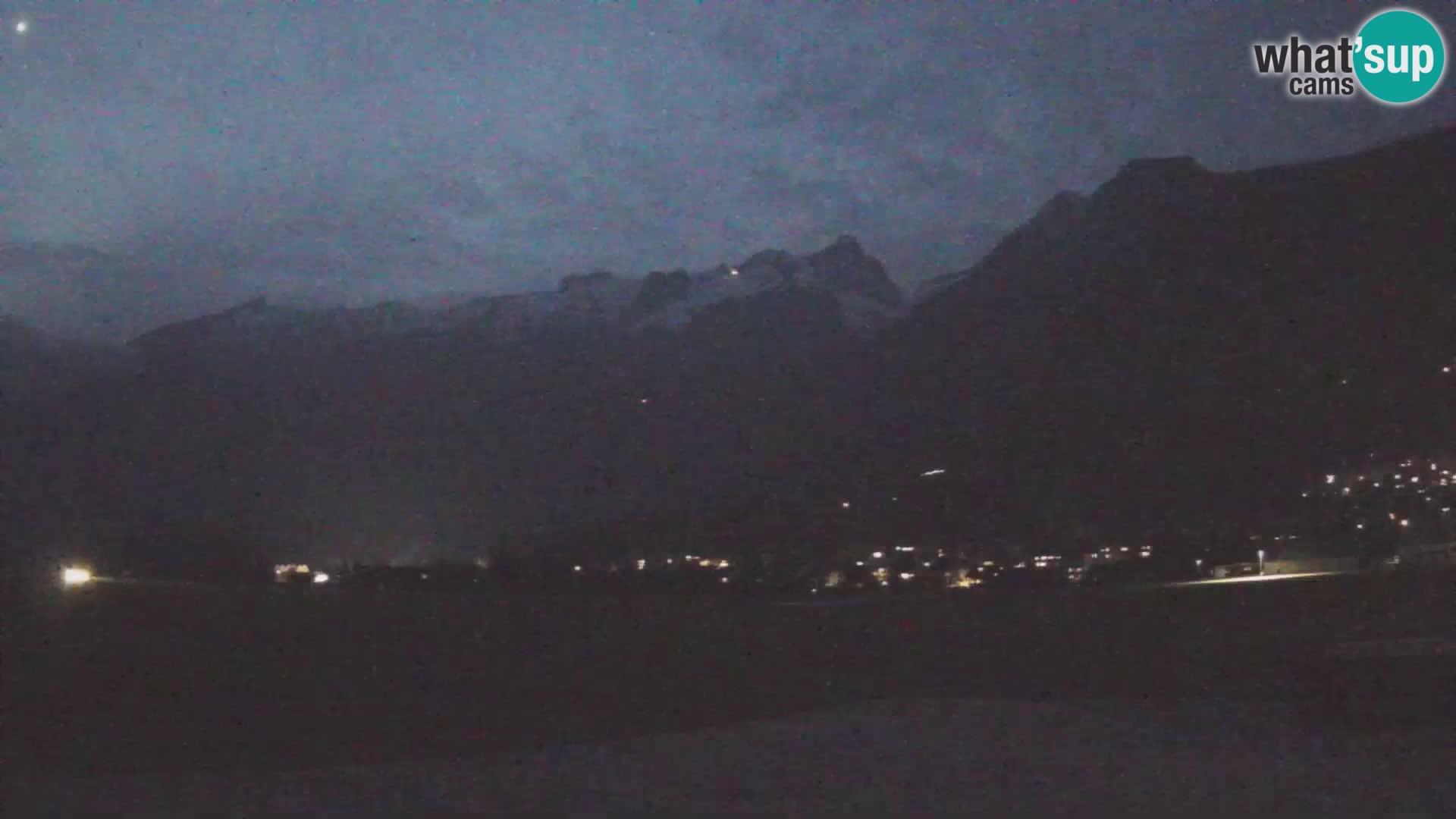 Live webcam Bovec airport – View to Kanin