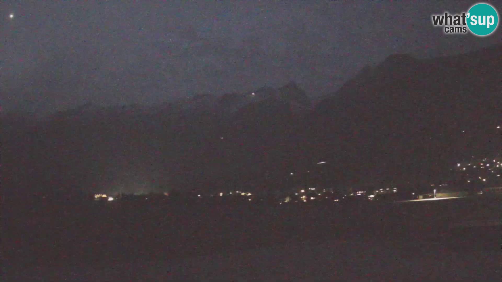 Live webcam Bovec airport – View to Kanin