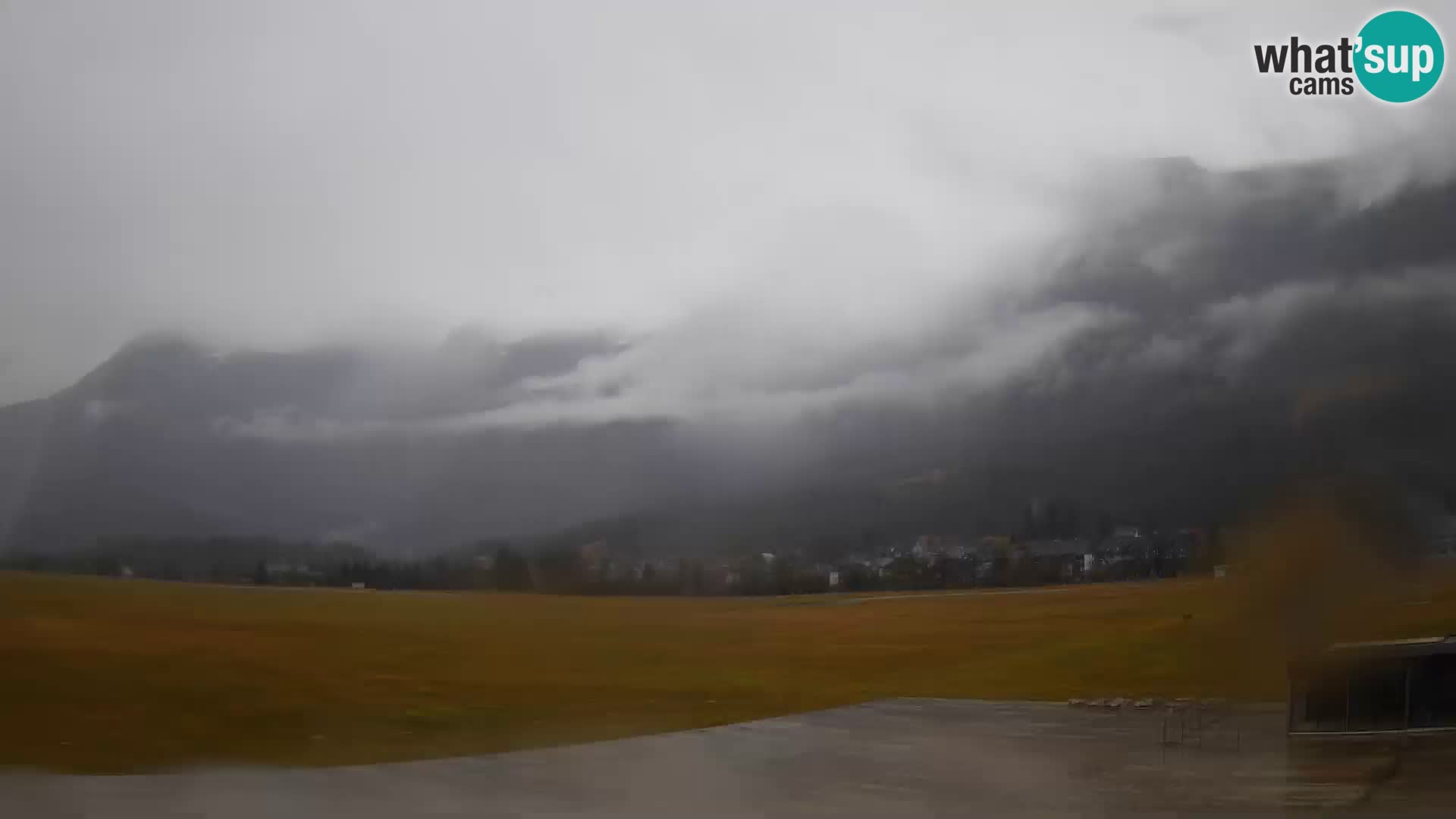 Cámara web en vivo Aeropuerto de Bovec – Vista a Kanin