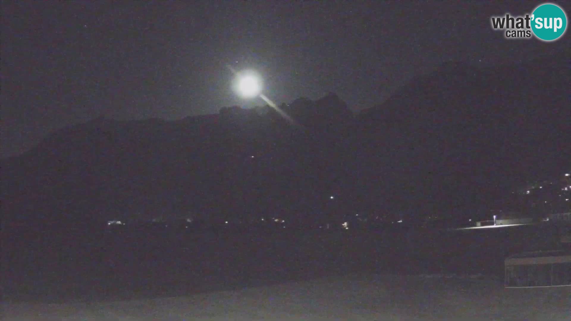 Live webcam Bovec airport – View to Kanin