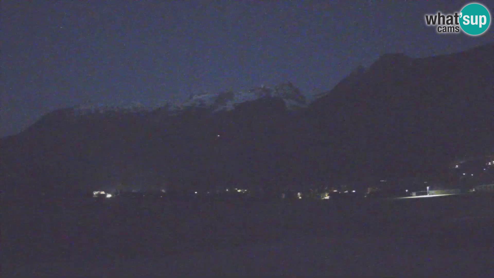 Live webcam Bovec airport – View to Kanin