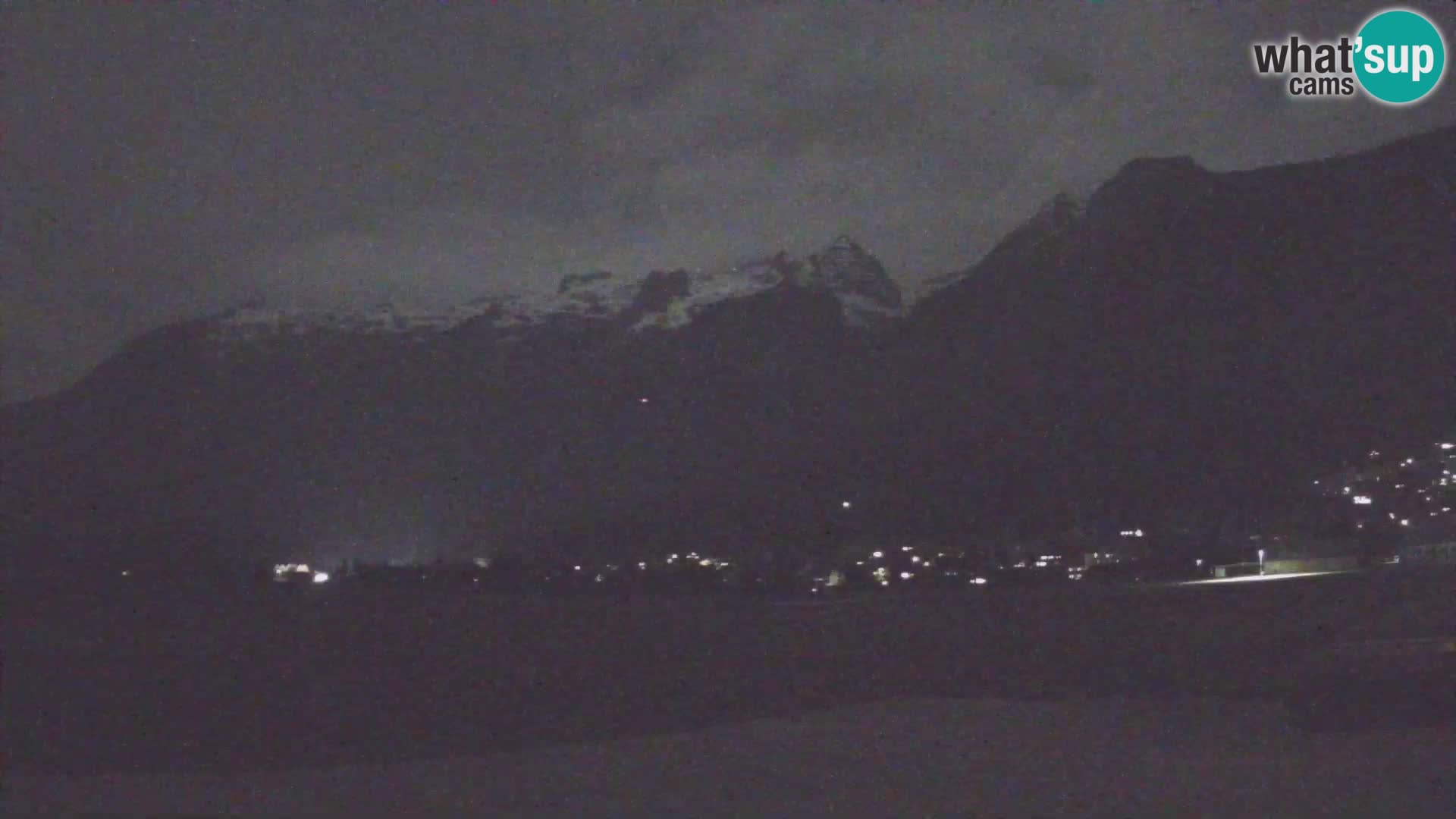 Live webcam Bovec airport – View to Kanin