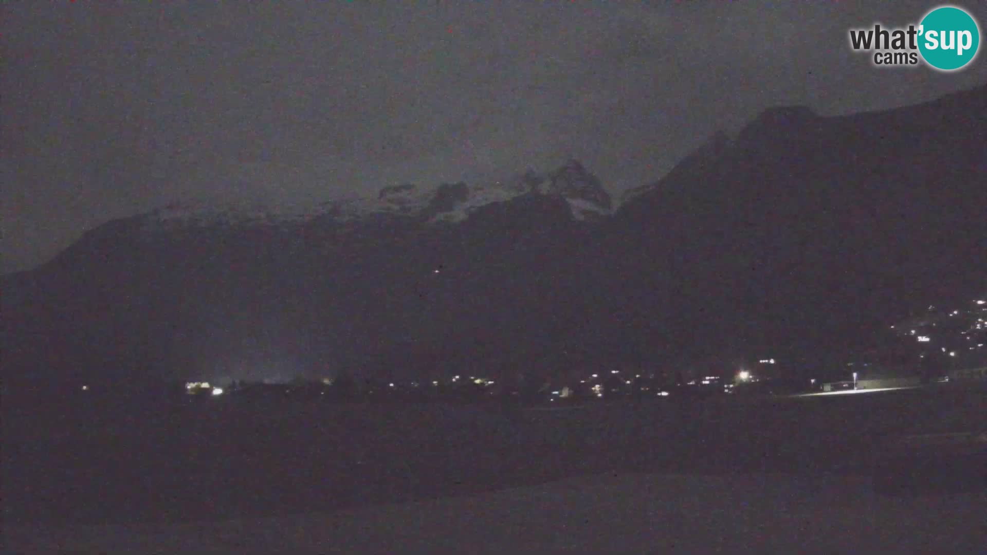 Live webcam Bovec airport – View to Kanin