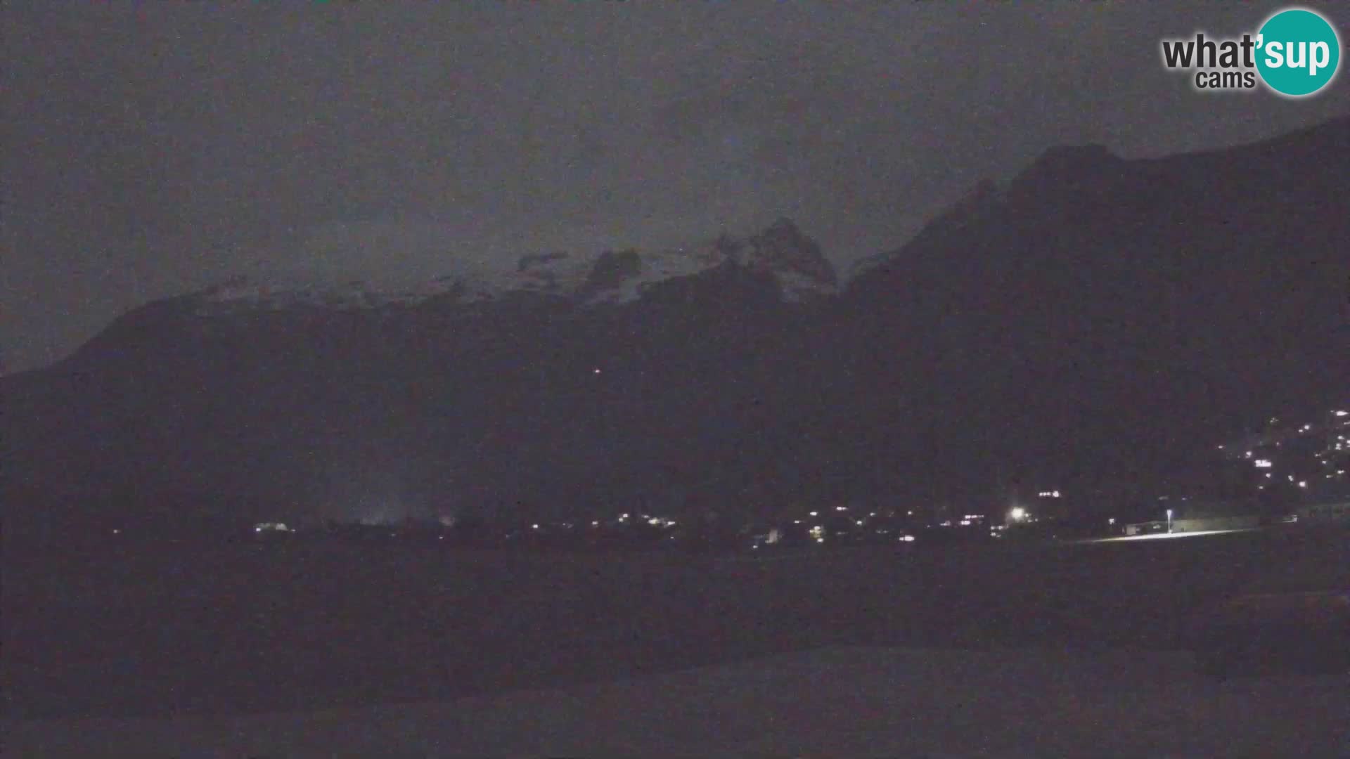 Live webcam Bovec airport – View to Kanin