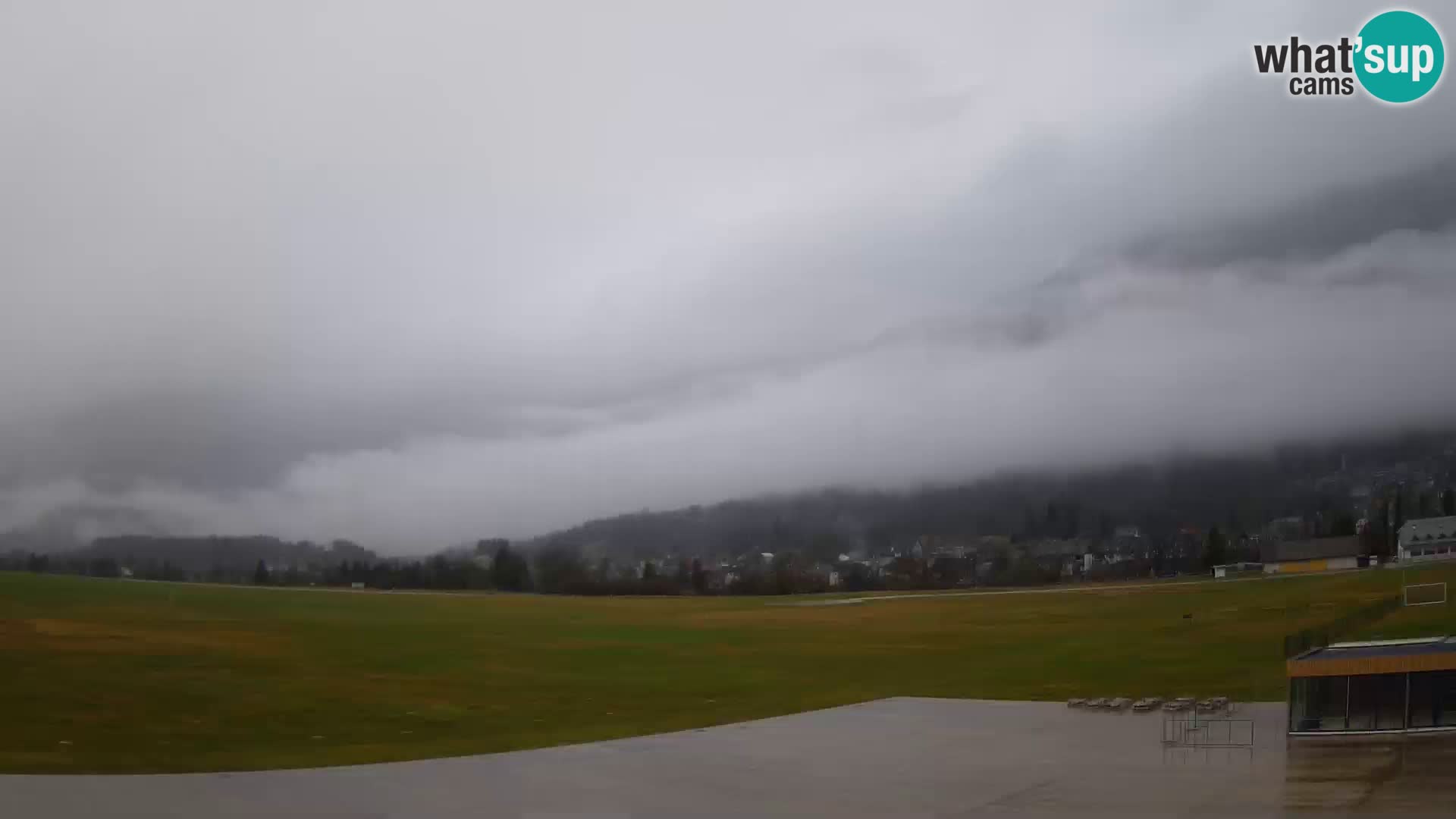 Cámara web en vivo Aeropuerto de Bovec – Vista a Kanin