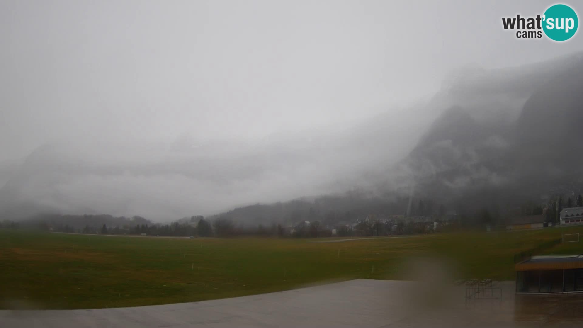 Cámara web en vivo Aeropuerto de Bovec – Vista a Kanin