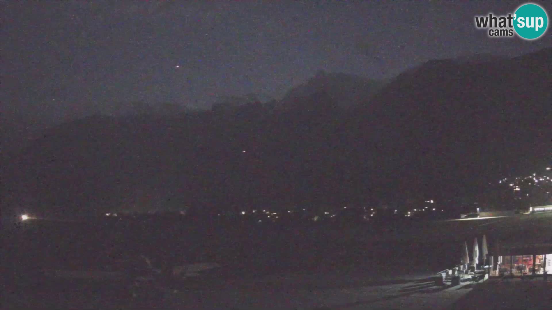 Live webcam Bovec airport – View to Kanin