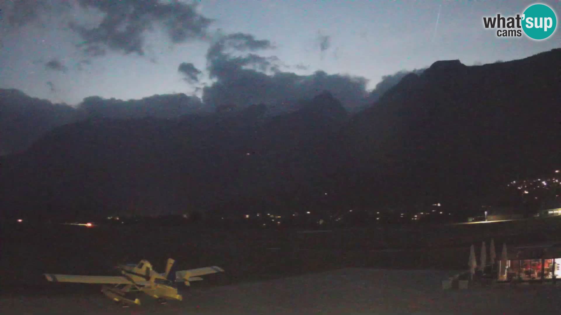 Webcam en direct Aéroport de Bovec – Vue sur Kanin
