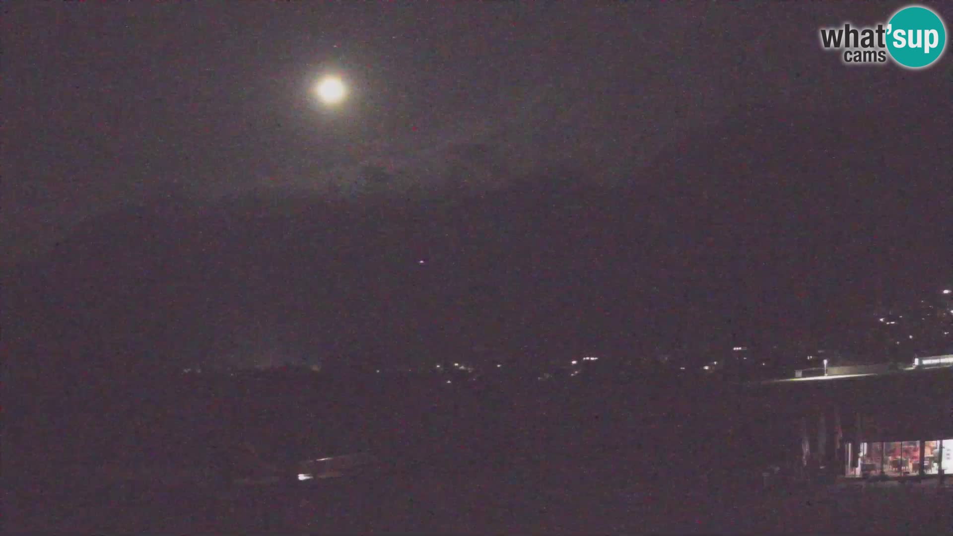 Live webcam Bovec airport – View to Kanin