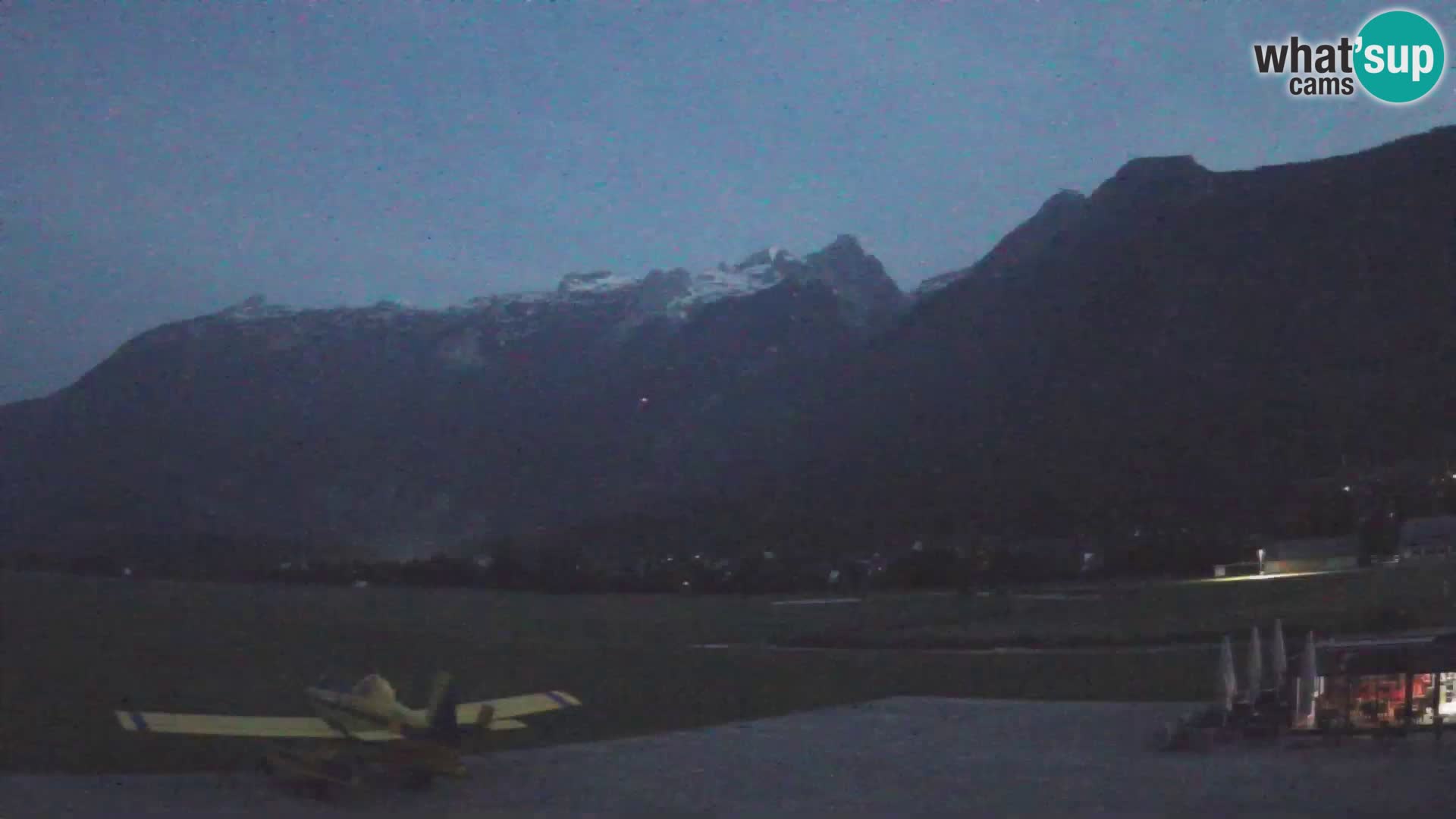 Live webcam Bovec airport – View to Kanin