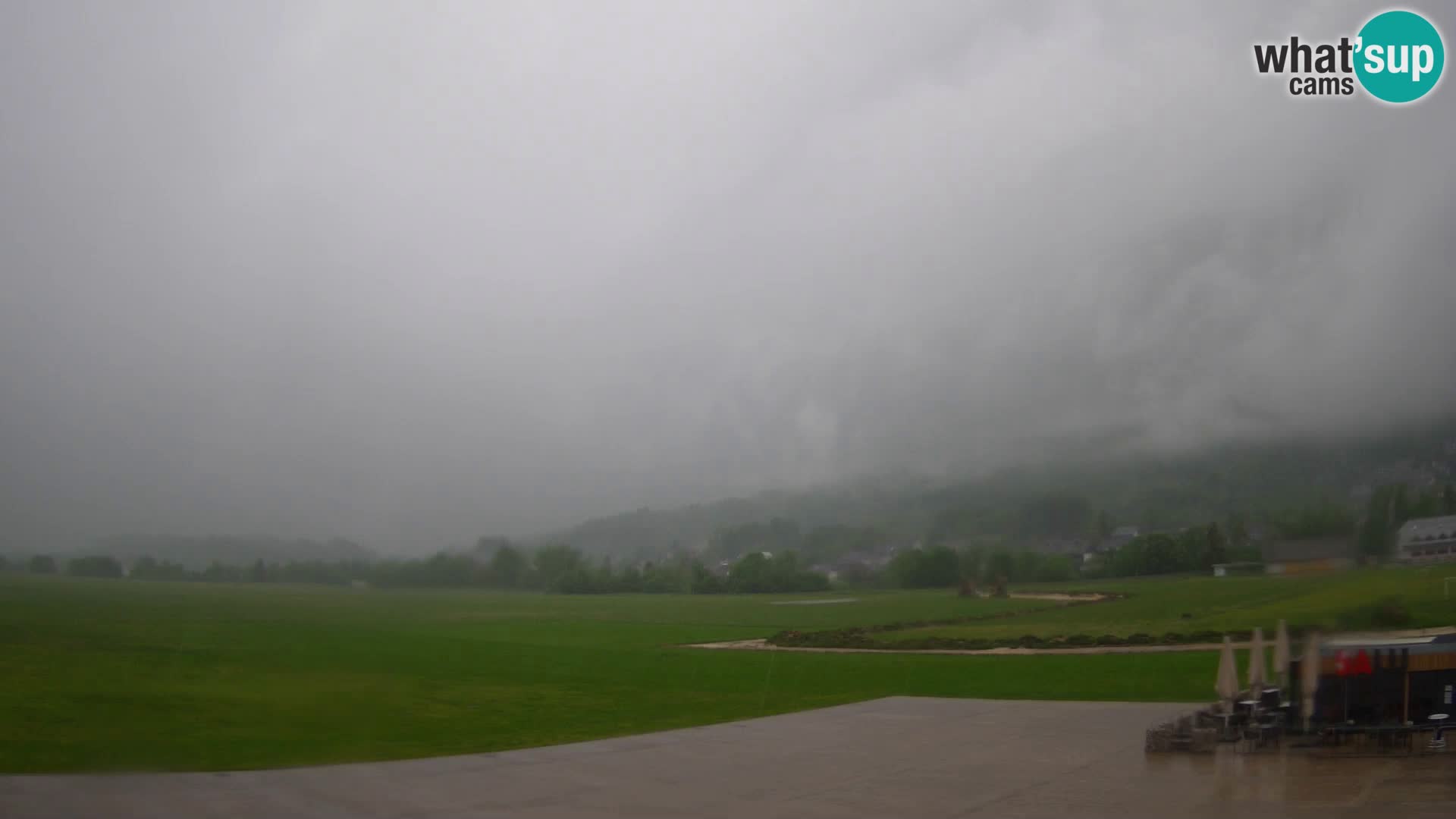 Webcam en direct Aéroport de Bovec – Vue sur Kanin