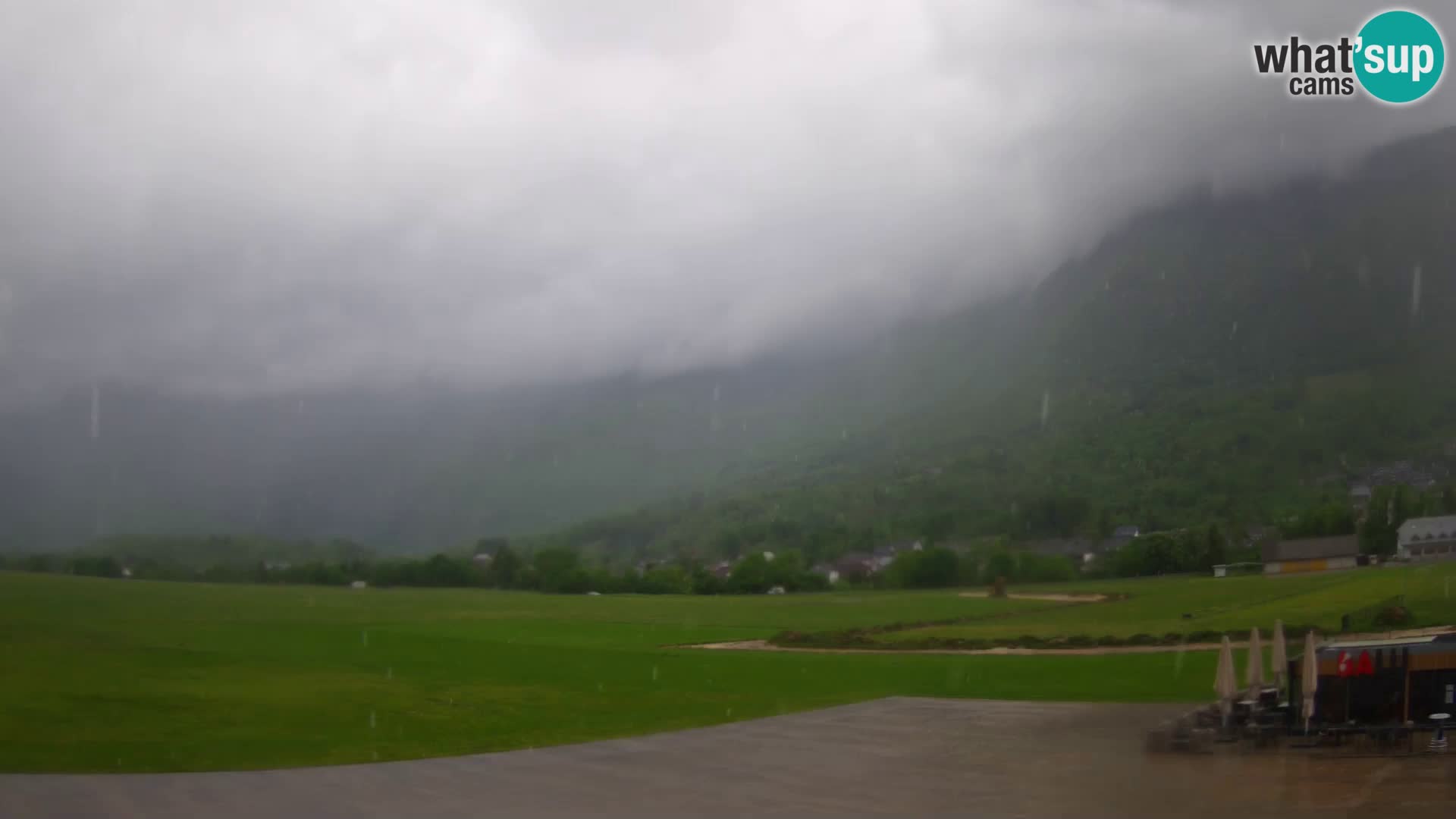 Webcam en direct Aéroport de Bovec – Vue sur Kanin