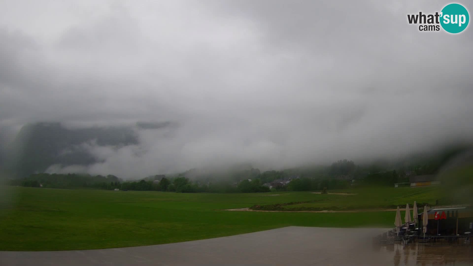 Webcam en direct Aéroport de Bovec – Vue sur Kanin