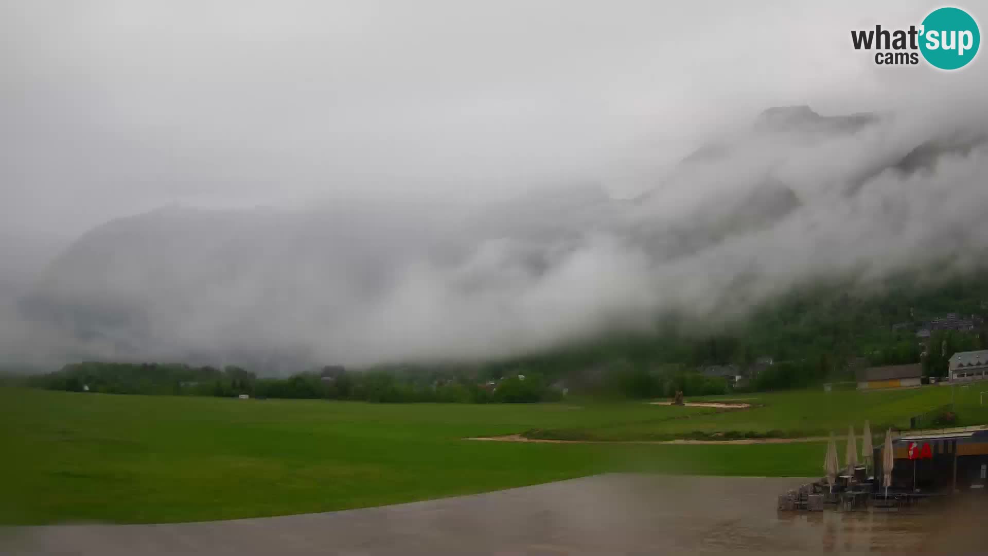 Spletna kamera letališče Bovec – pogled proti Kaninu