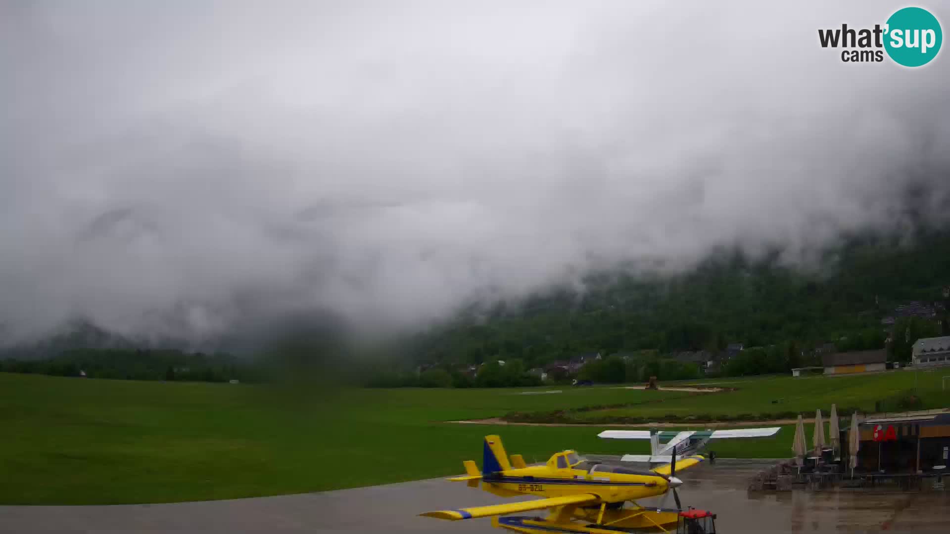 Webcam en direct Aéroport de Bovec – Vue sur Kanin
