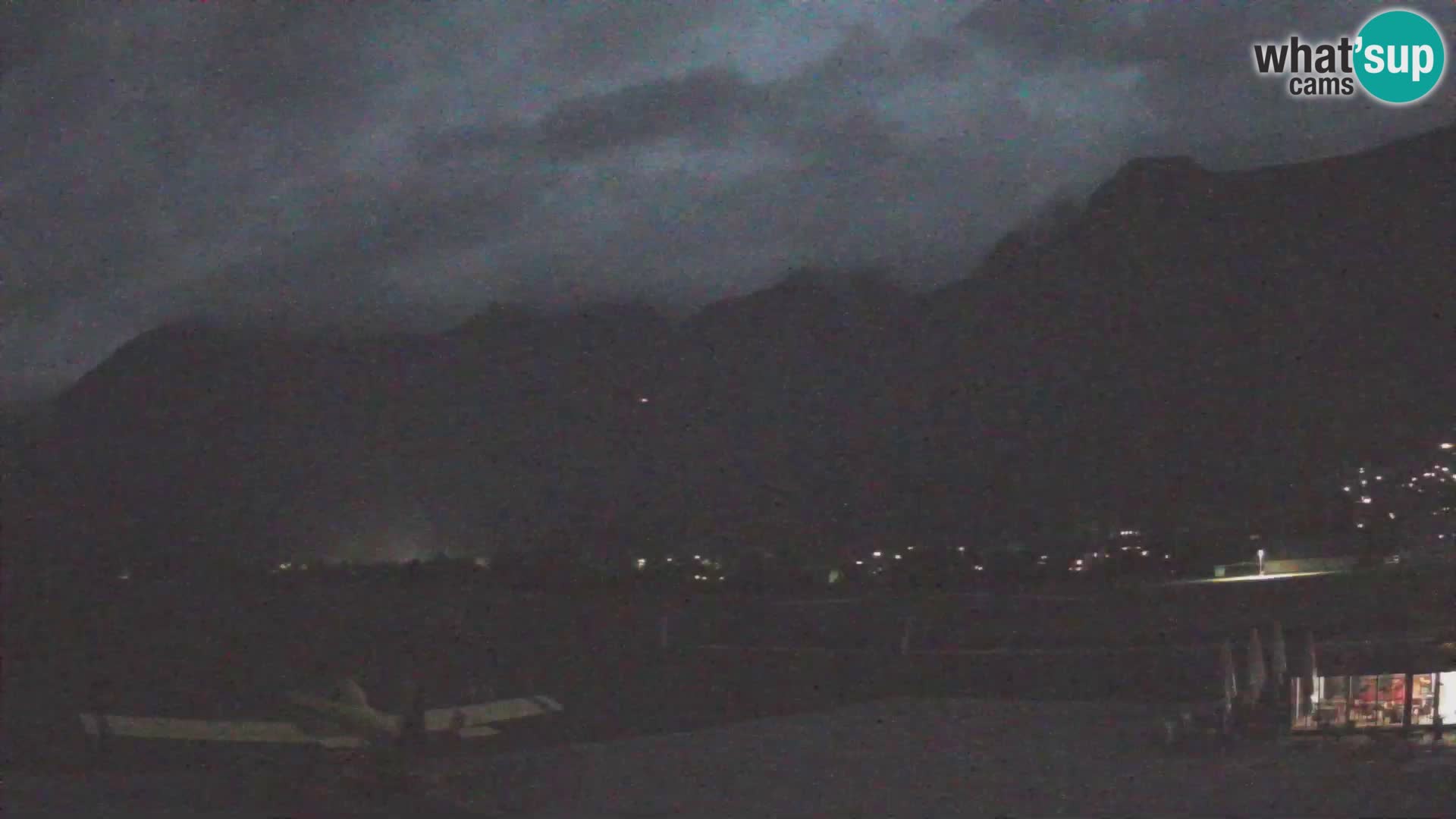 Live webcam Bovec airport – View to Kanin