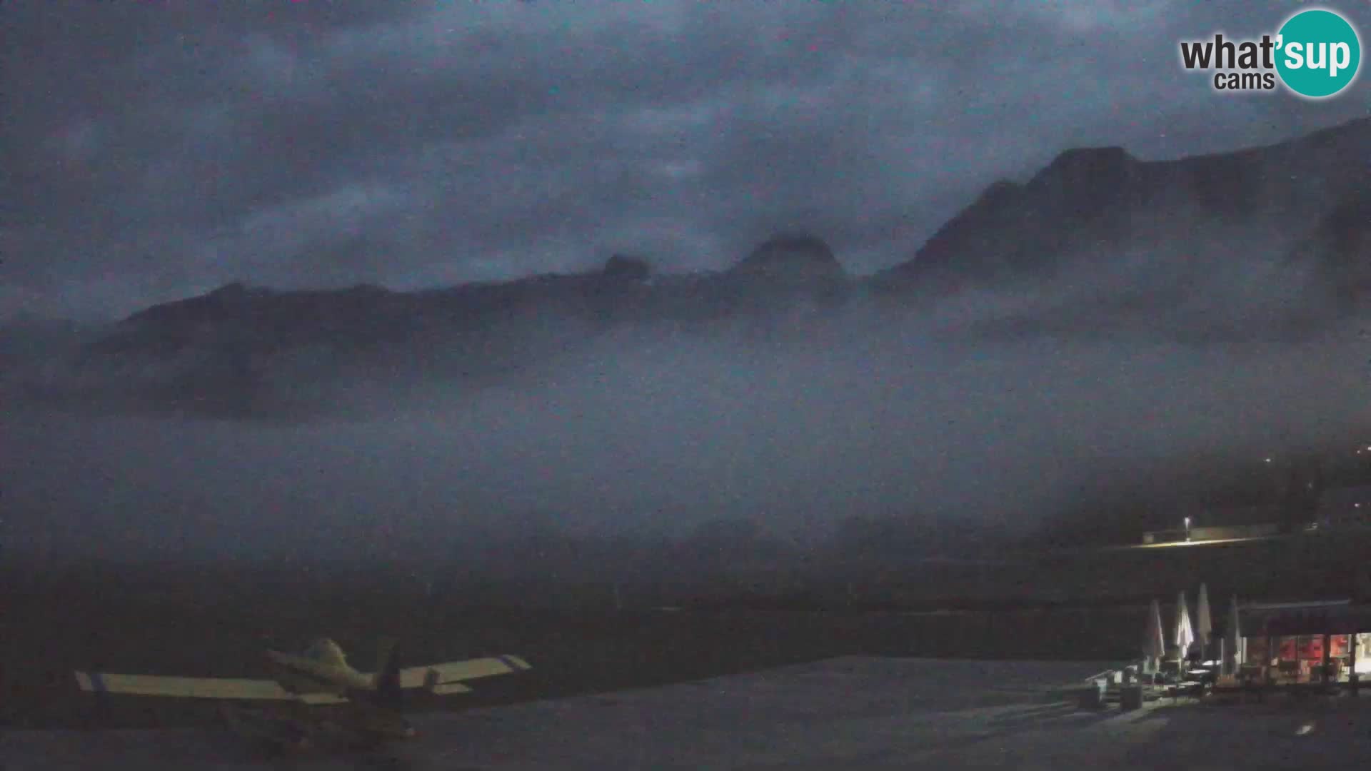 Live webcam Bovec airport – View to Kanin