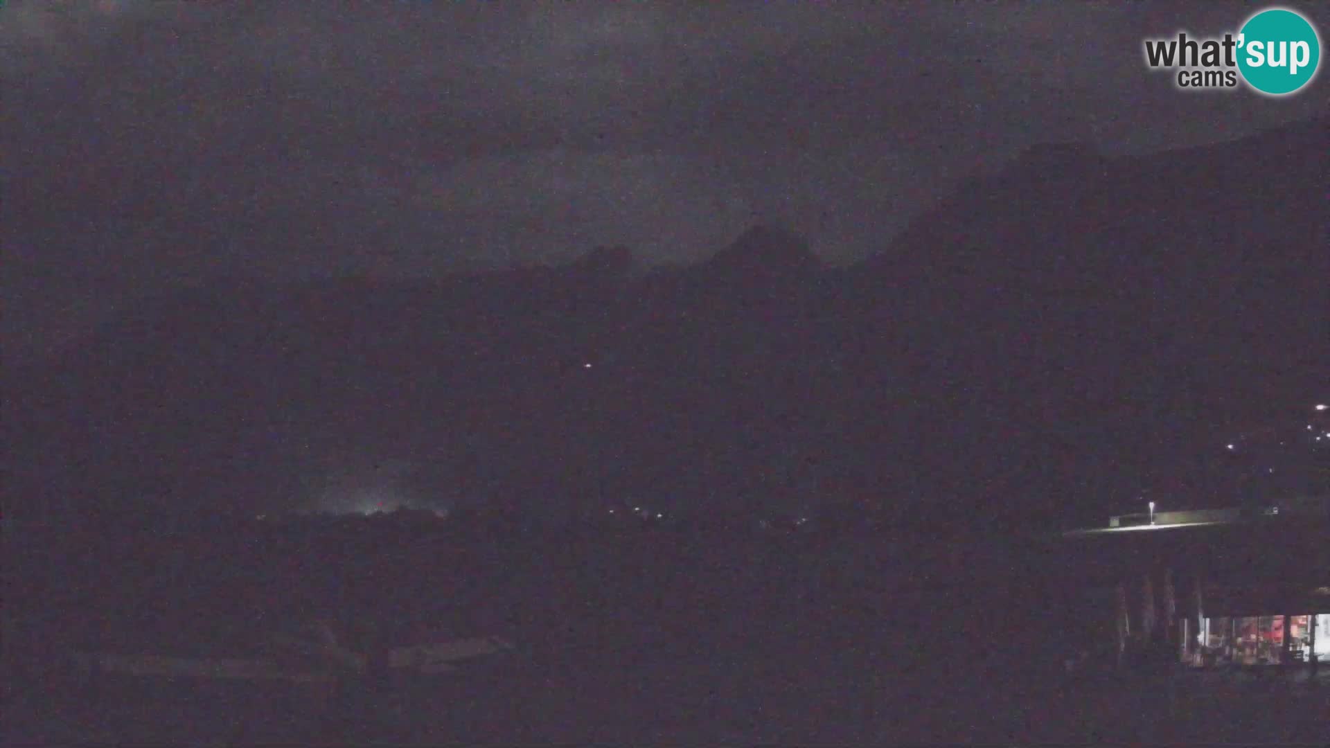 Live webcam Bovec airport – View to Kanin