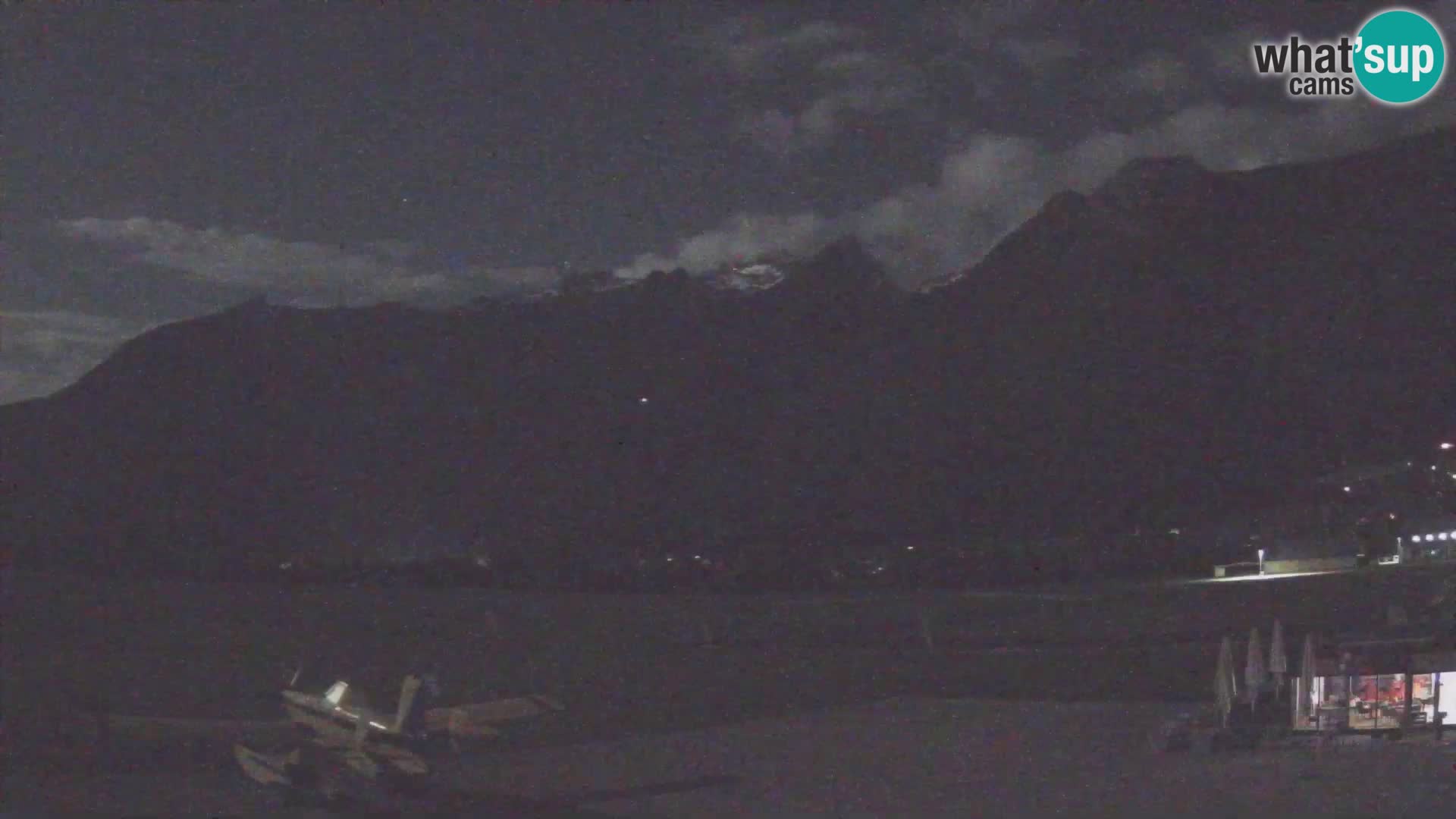 Webcam en direct Aéroport de Bovec – Vue sur Kanin