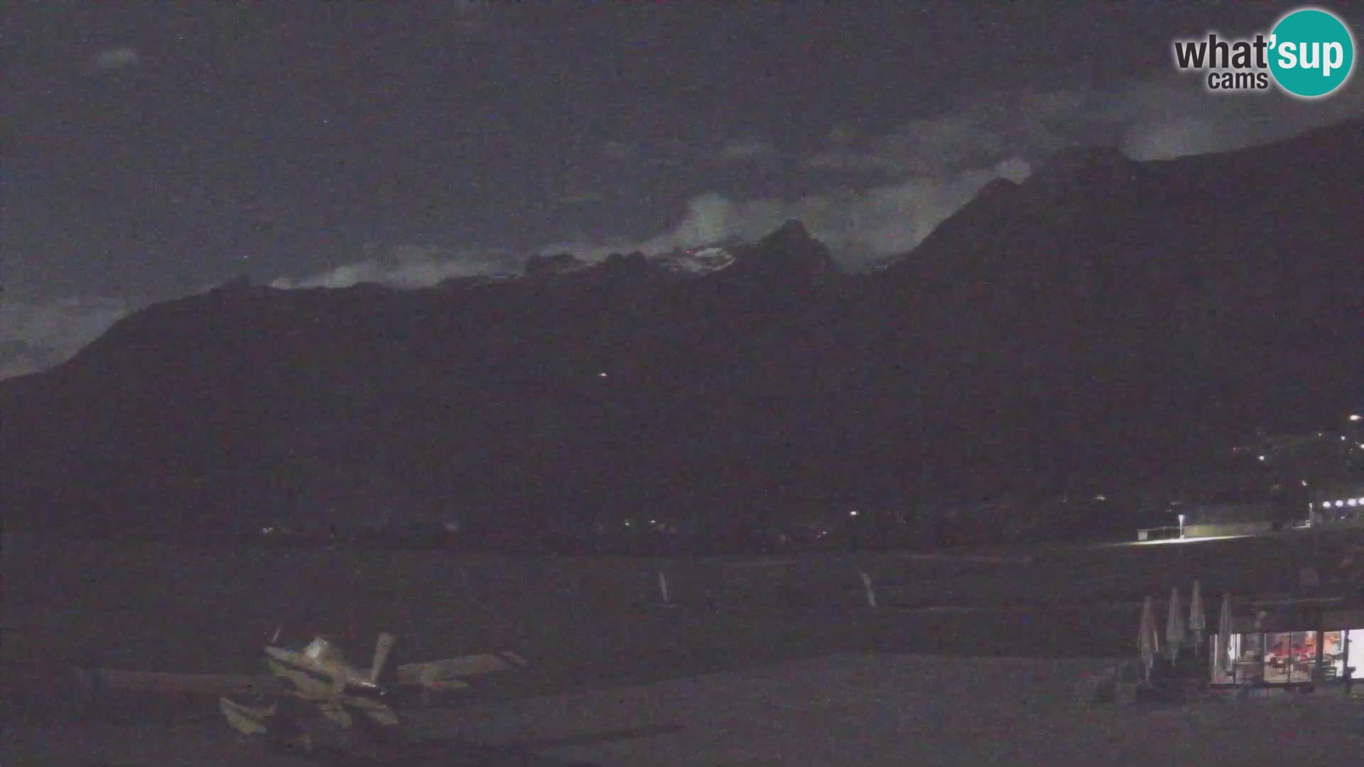 Live webcam Bovec airport – View to Kanin